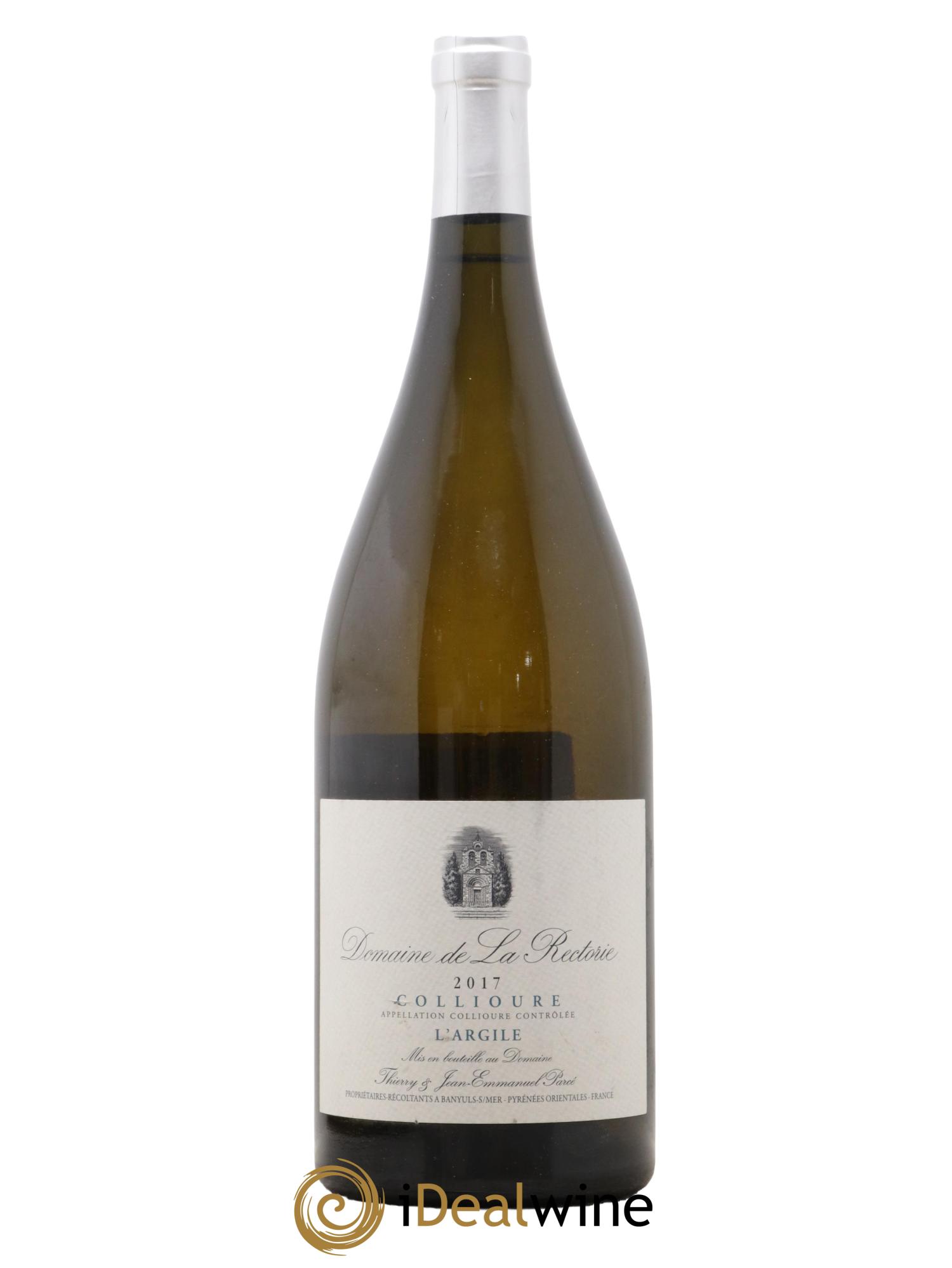 Collioure La Rectorie (Domaine de) L'Argile Thierry et Jean Emmanuel Parcé 2017 - Posten von 1 Magnum - 0