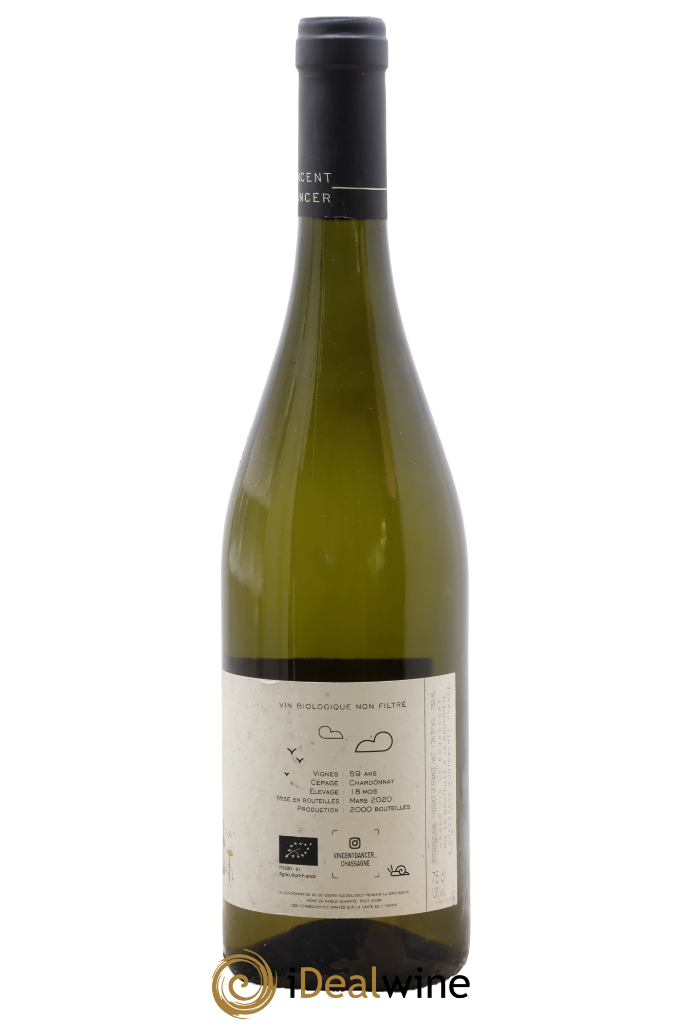 Meursault Les Grands Charrons Vincent Dancer 2018 - Lot de 1 bouteille - 1