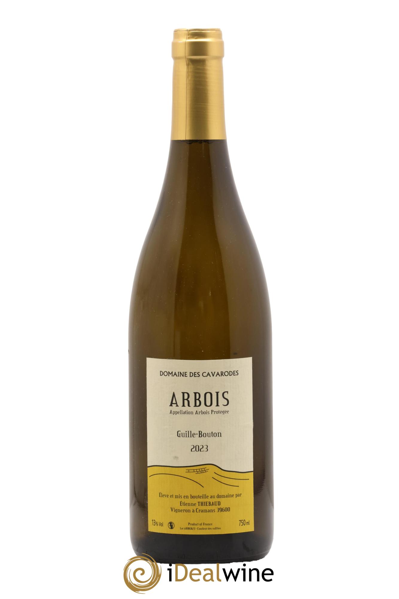 Arbois Guille-Bouton Cavarodes (Domaine des) - Etienne Thiébaud 2023 - Lot de 1 bouteille - 0