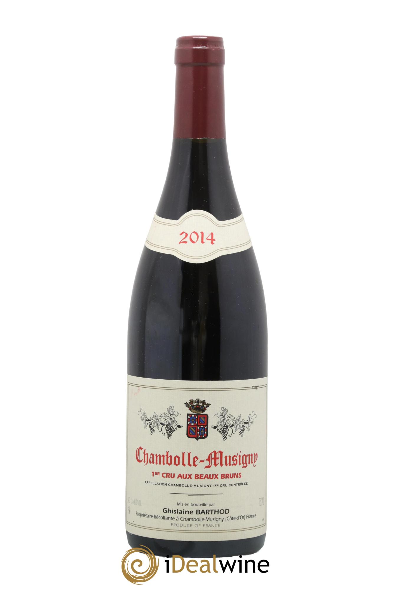 Chambolle-Musigny 1er Cru Aux Beaux Bruns Ghislaine Barthod 2014 - Lot de 1 bouteille - 0