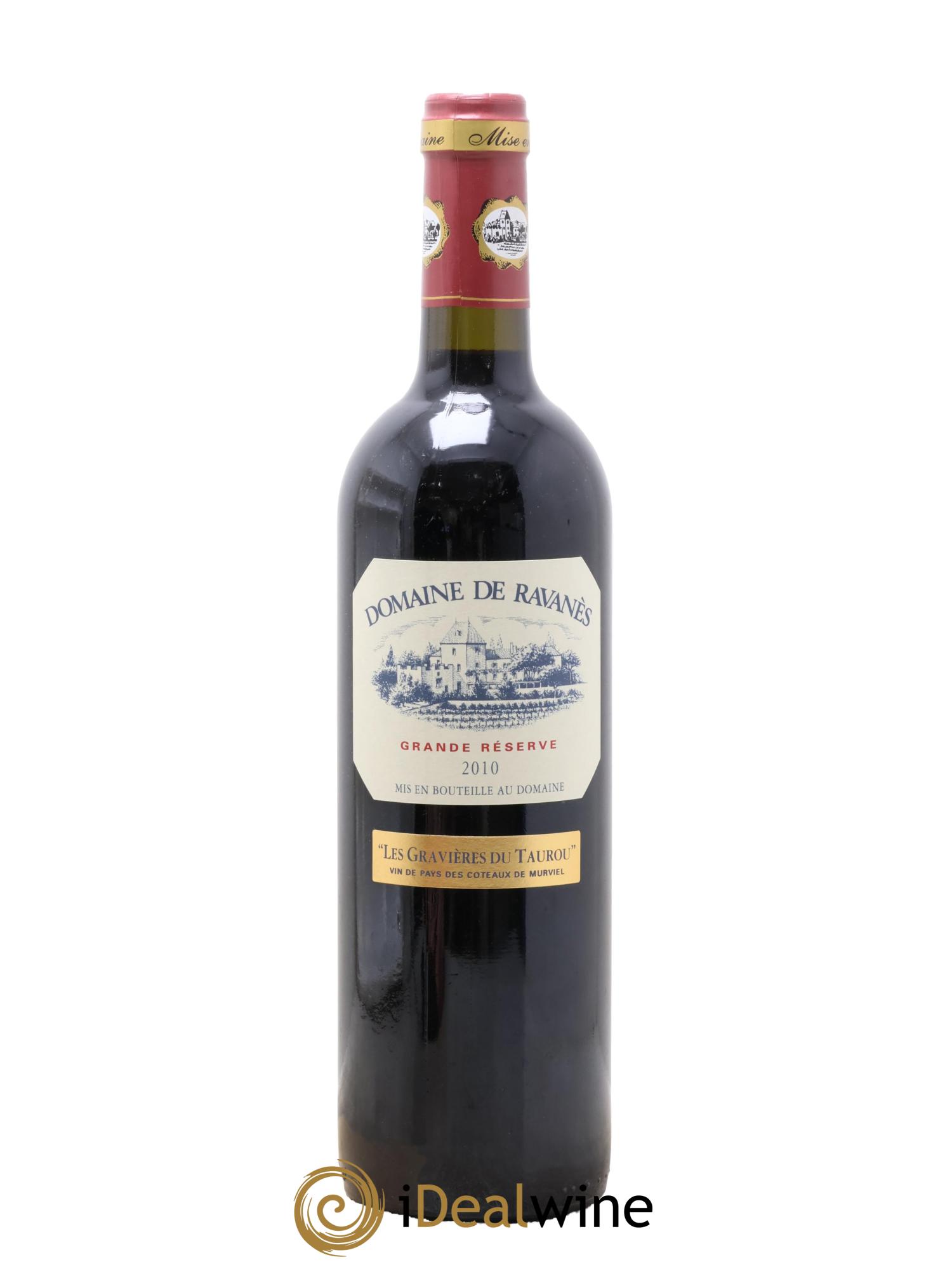 Languedoc Coteaux de Murviel Les Gravières du Taurou Grande Réserve Domaine de Ravanès 2010 - Lot de 1 bouteille - 0