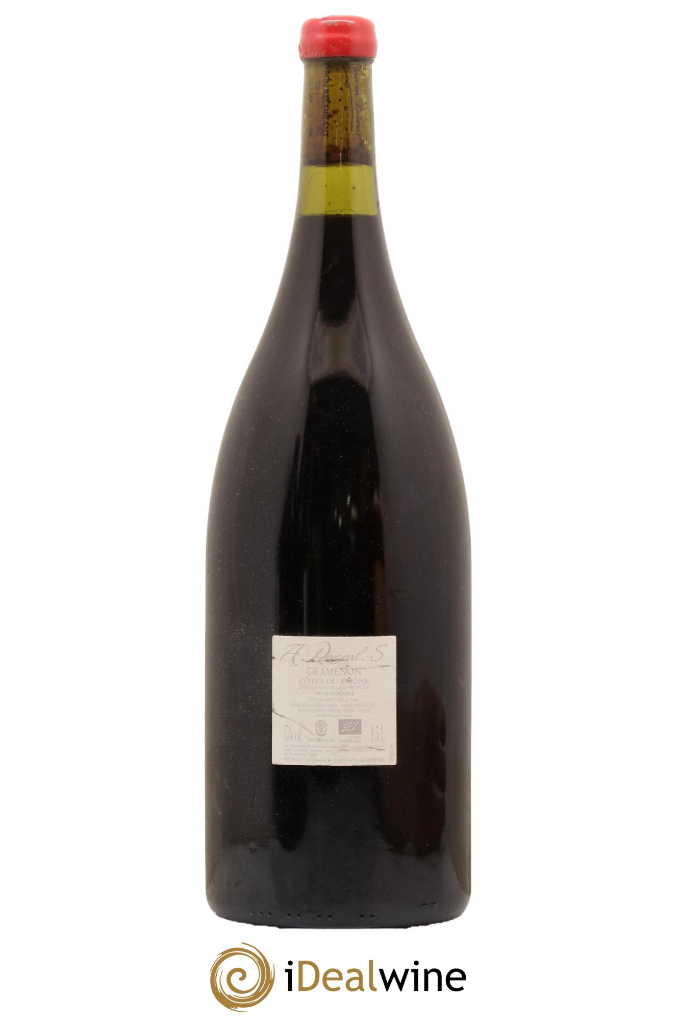 Côtes-du-Rhône A Pascal S. Gramenon (Domaine) 2019 - Lot de 1 magnum - 1