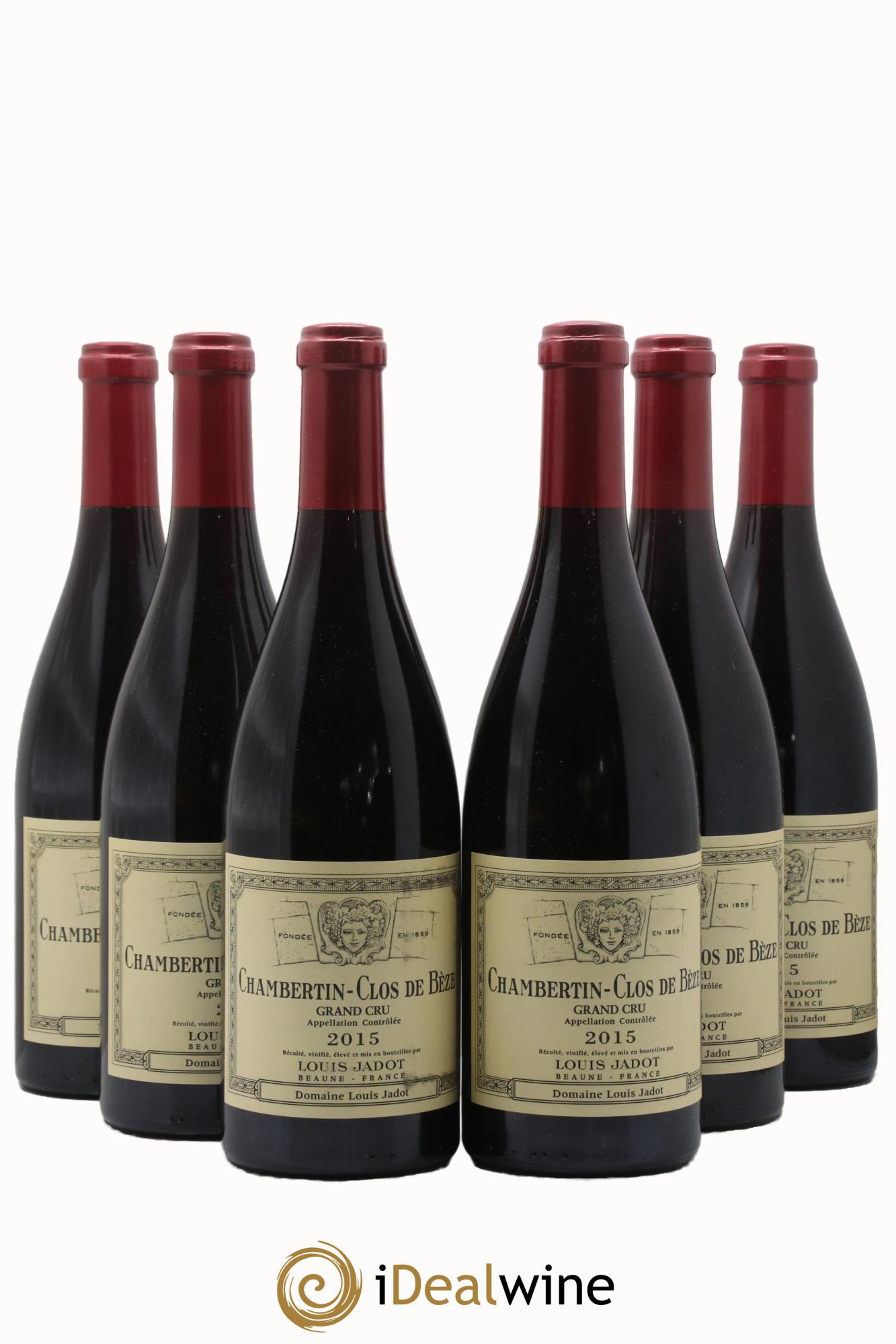 Chambertin Clos de Bèze Grand Cru Domaine Louis Jadot 2015 - Lot de 6 bouteilles - 0