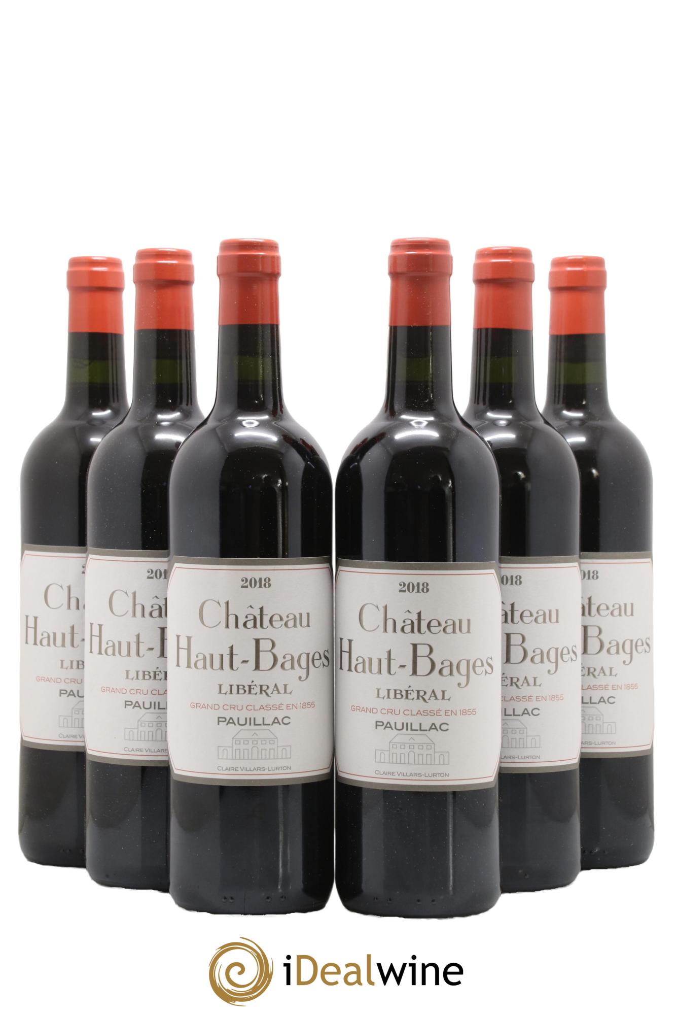 Château Haut Bages Libéral 5ème Grand Cru Classé 2018 - Lot of 6 bottles - 0