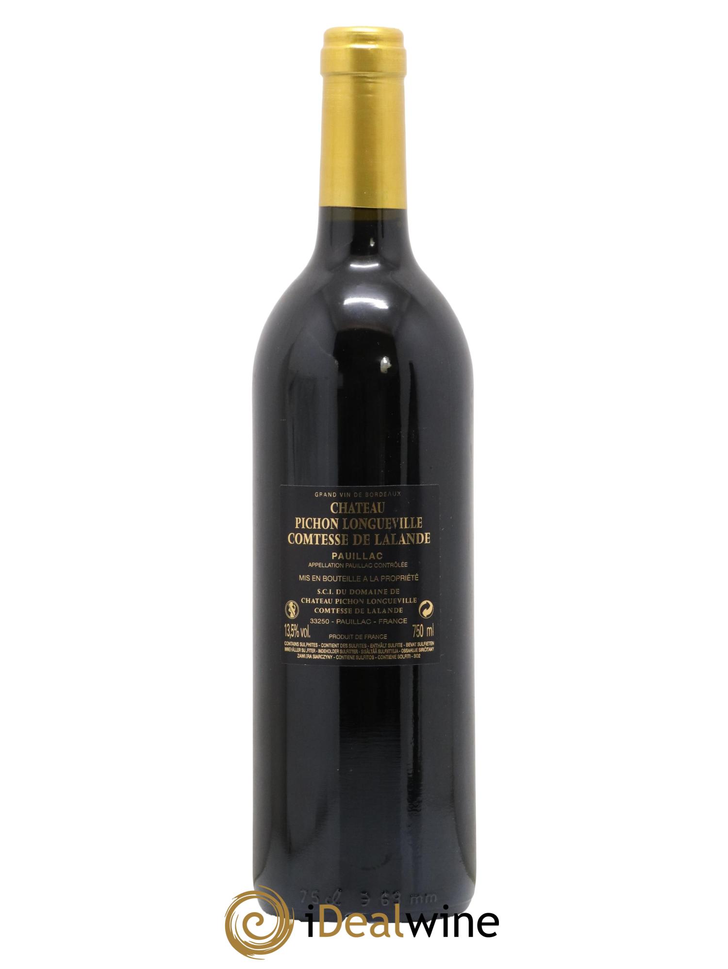 Château Pichon Longueville Comtesse de Lalande 2ème Grand Cru Classé  2015 - Lotto di 1 bottiglia - 1