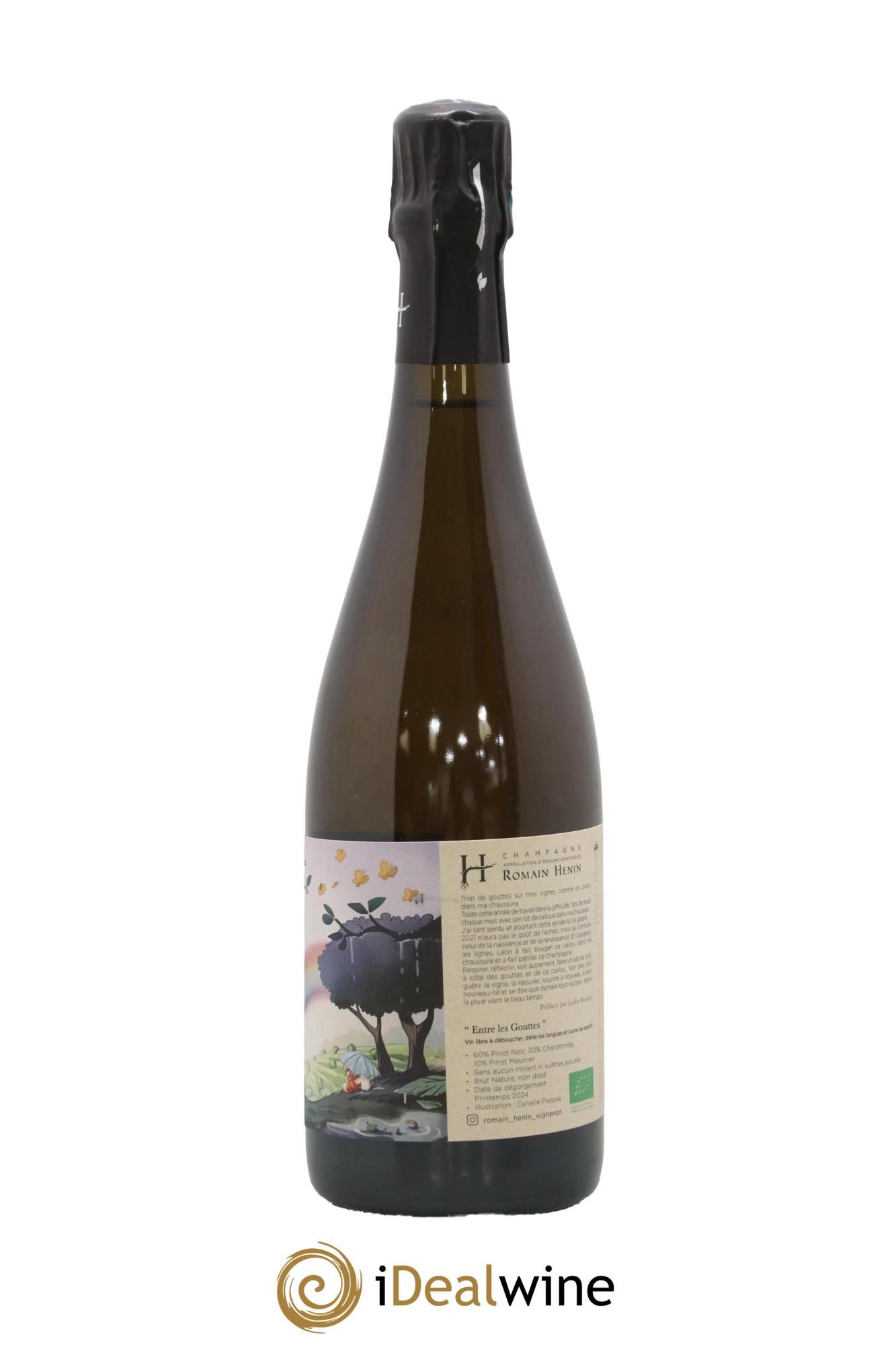 Entre les Gouttes Romain Henin - Lot de 1 bouteille - 1