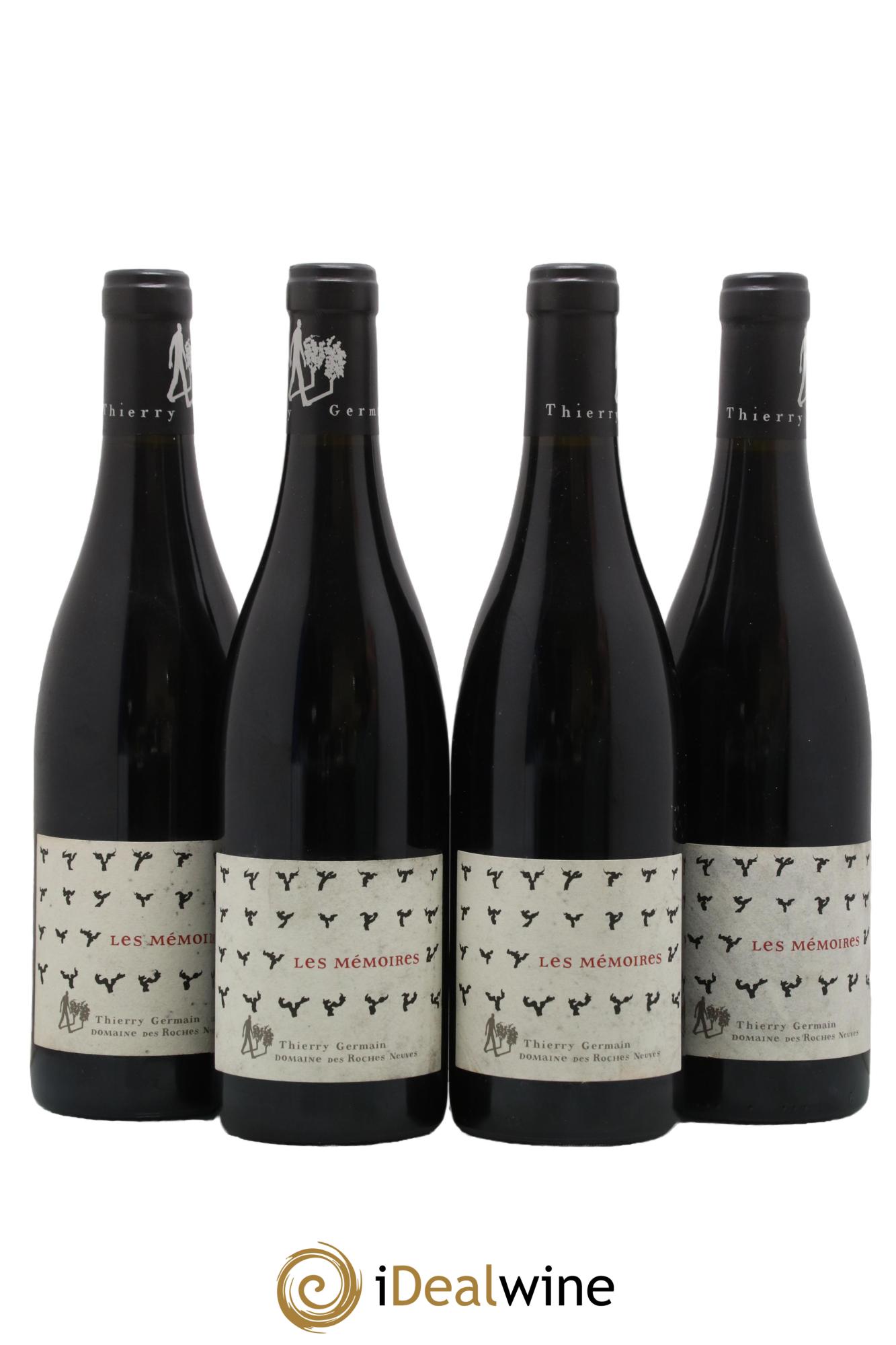 Saumur-Champigny Les Mémoires Domaine des Roches Neuves - Thierry Germain 2017 - Lot de 4 bouteilles - 0