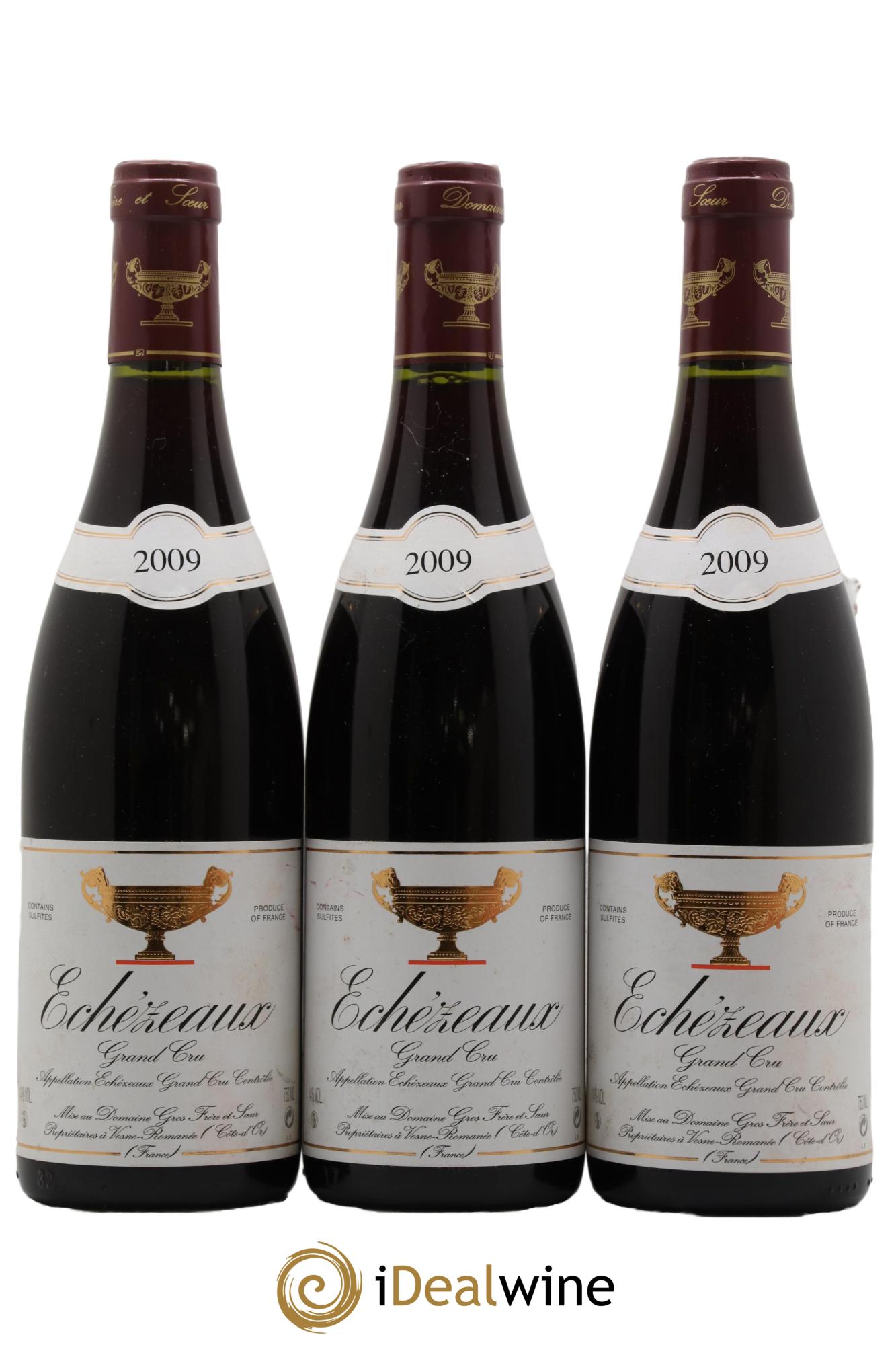 Echezeaux Grand Cru Gros Frère & Soeur 2009 - Lot de 3 bouteilles - 0