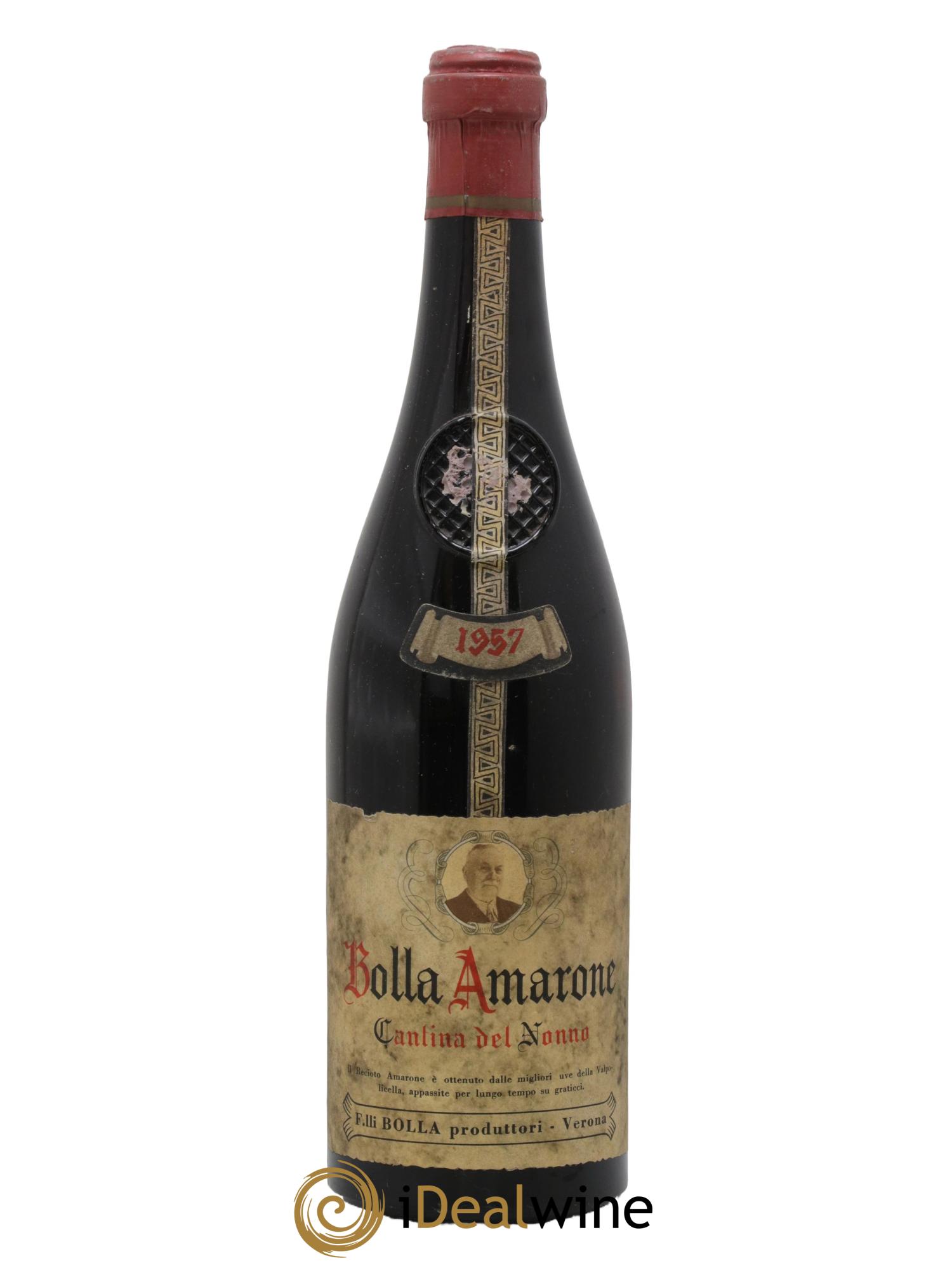 Amarone della Valpolicella DOC Bolla Cantina Del Nonna 1957 - Lot de 1 bouteille - 0