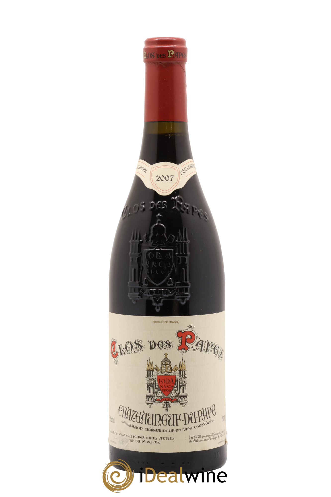 Châteauneuf-du-Pape Clos des Papes - Paul Avril 2007 - Lot de 1 bouteille - 0