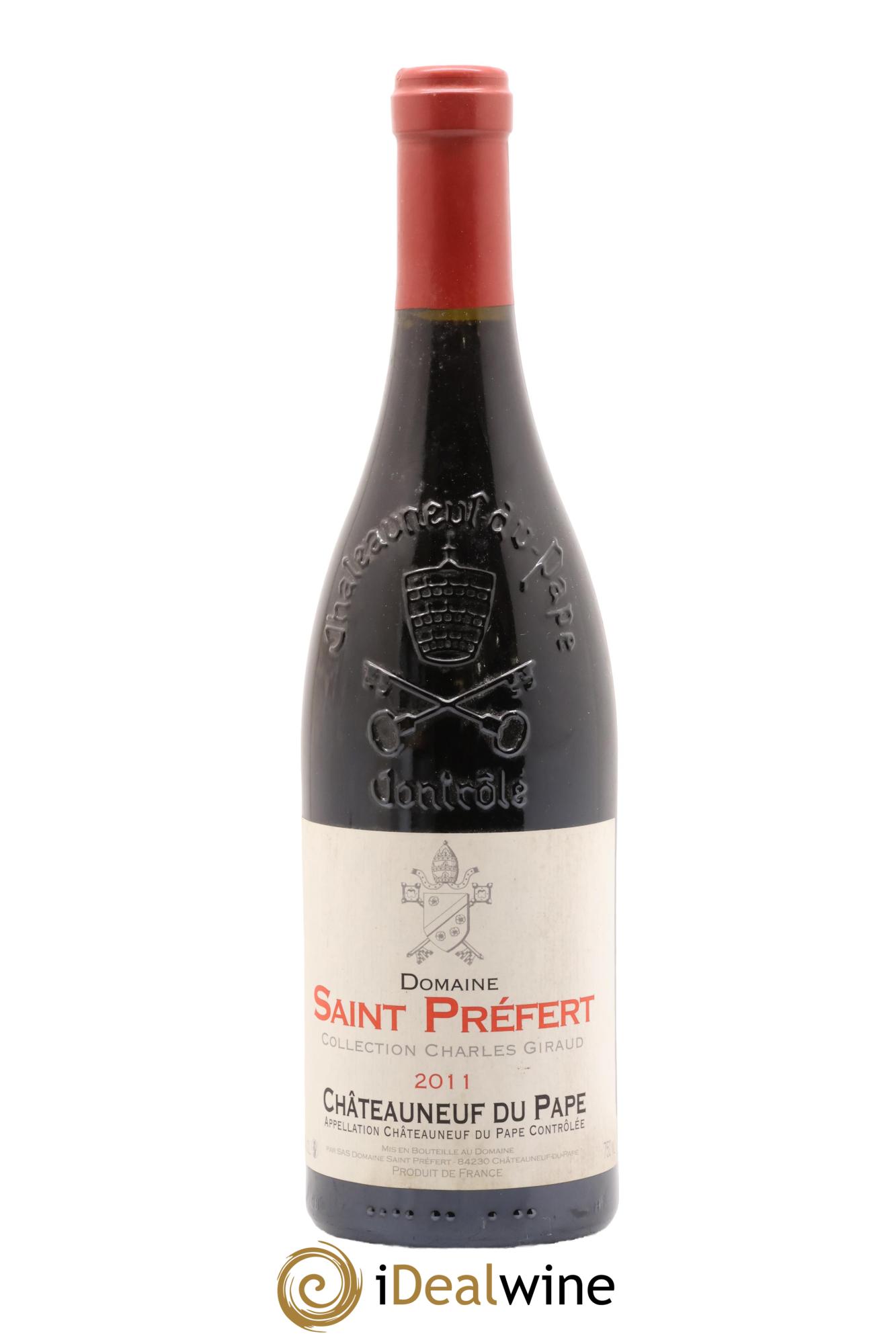 Châteauneuf-du-Pape Collection Charles Giraud Domaine Saint-Préfert 2011 - Lot de 1 bouteille - 0