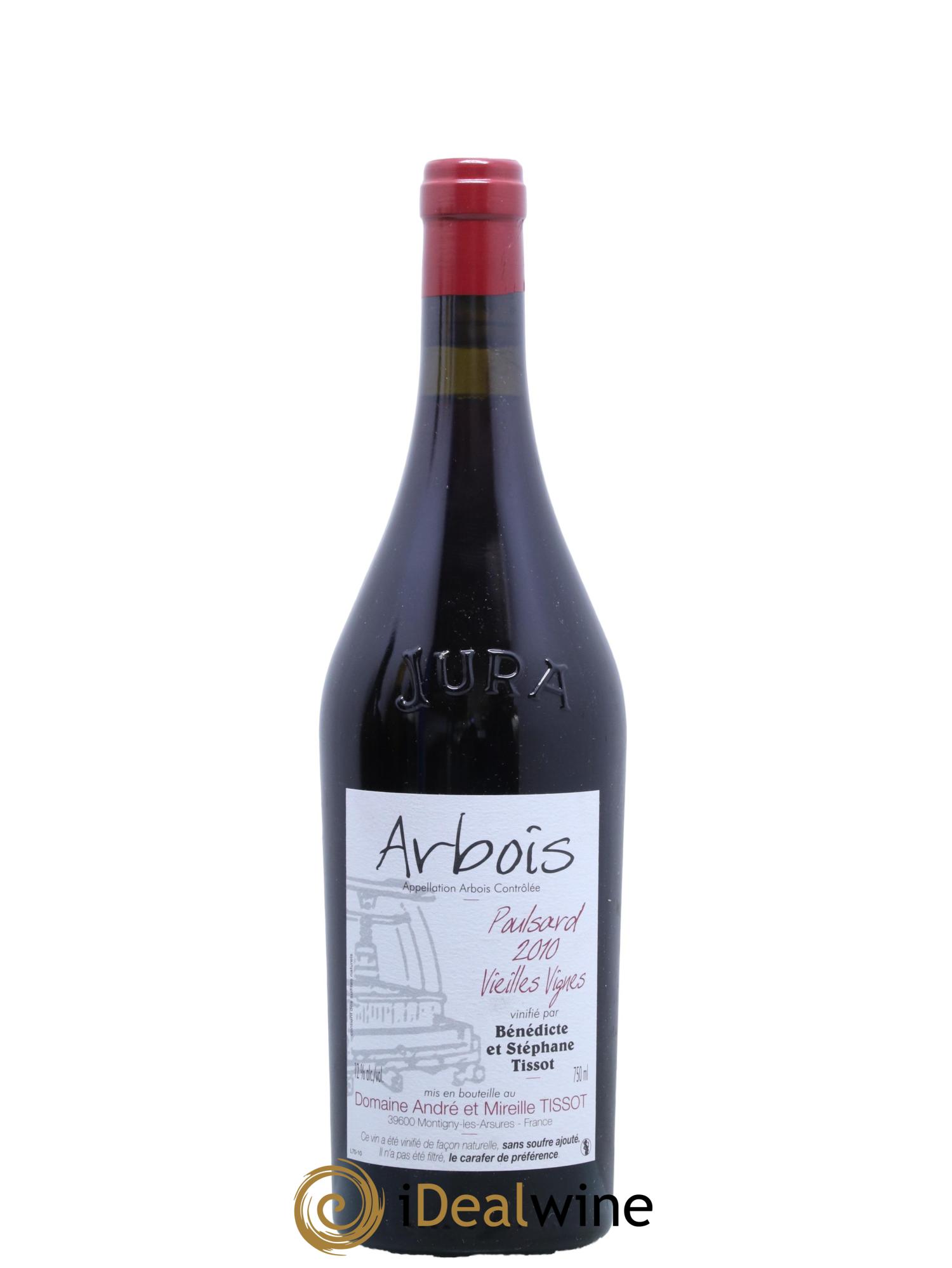 Arbois Poulsard Vieilles Vignes Bénédicte et Stéphane Tissot 2010 - Lot de 1 bouteille - 0