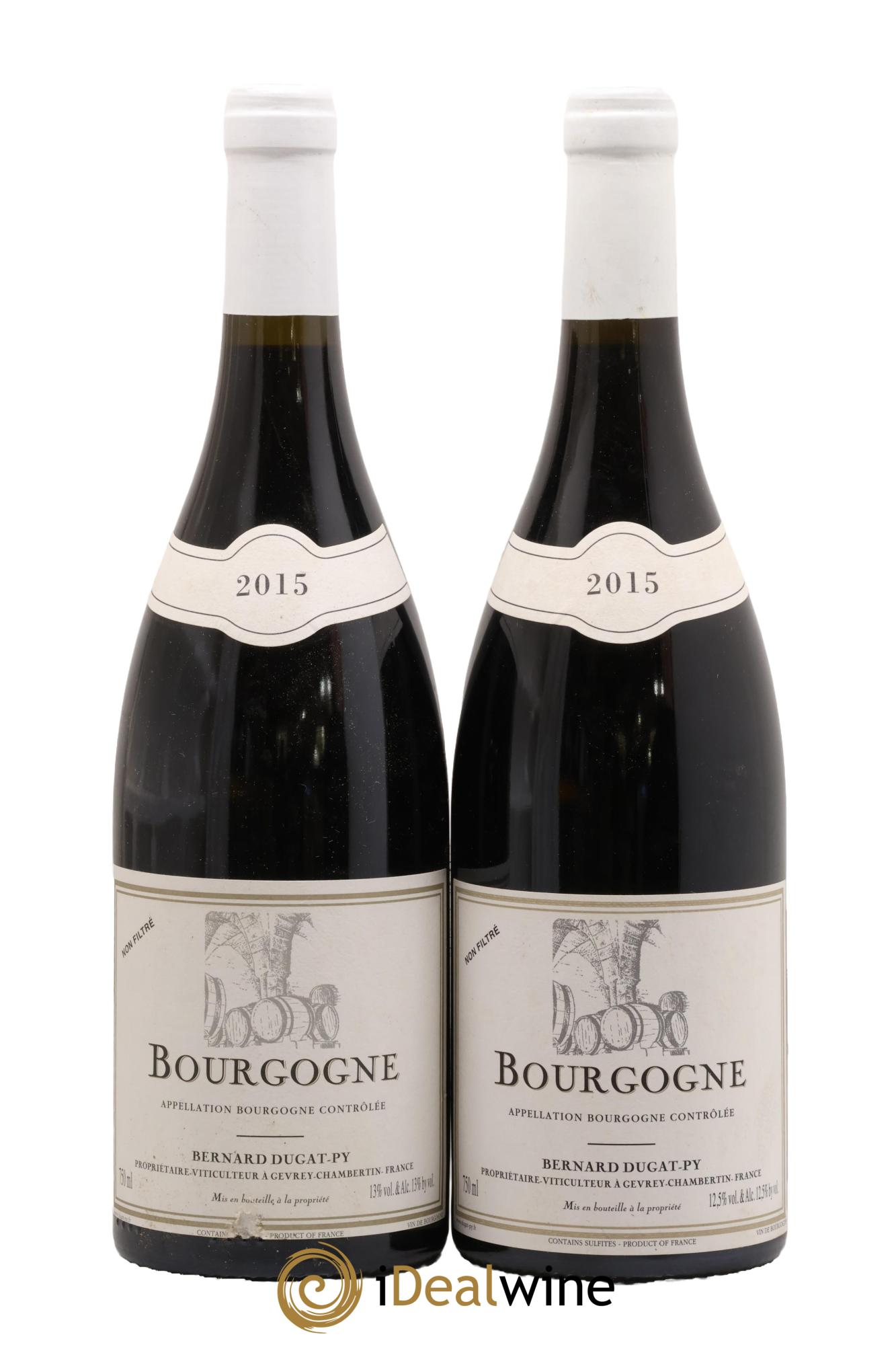 Bourgogne Dugat-Py 2015 - Lot de 2 bouteilles - 0