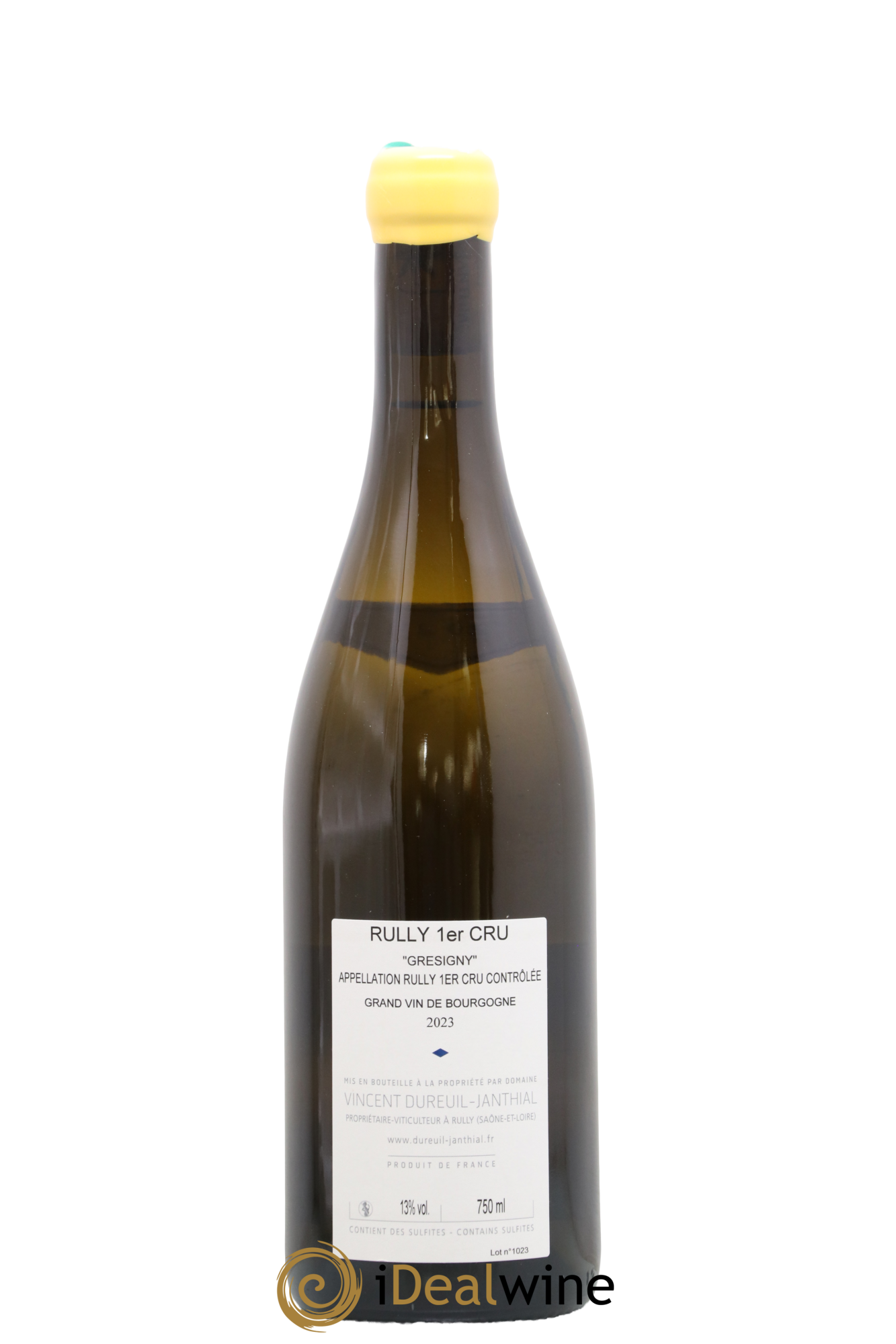 Rully 1er Cru Grésigny Vieilles Vignes Vincent Dureuil-Janthial 2023 - Posten von 1 Flasche - 1