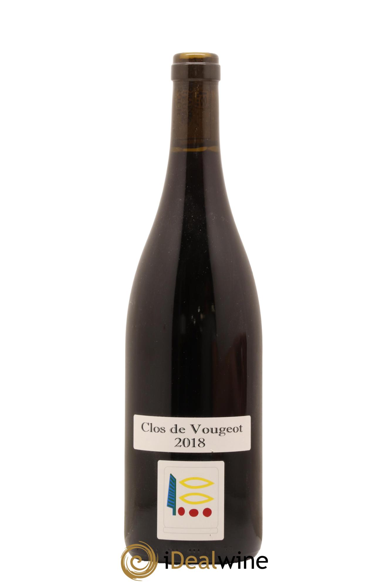 Clos de Vougeot Grand Cru Prieuré Roch 2018 - Lot de 1 bouteille - 0