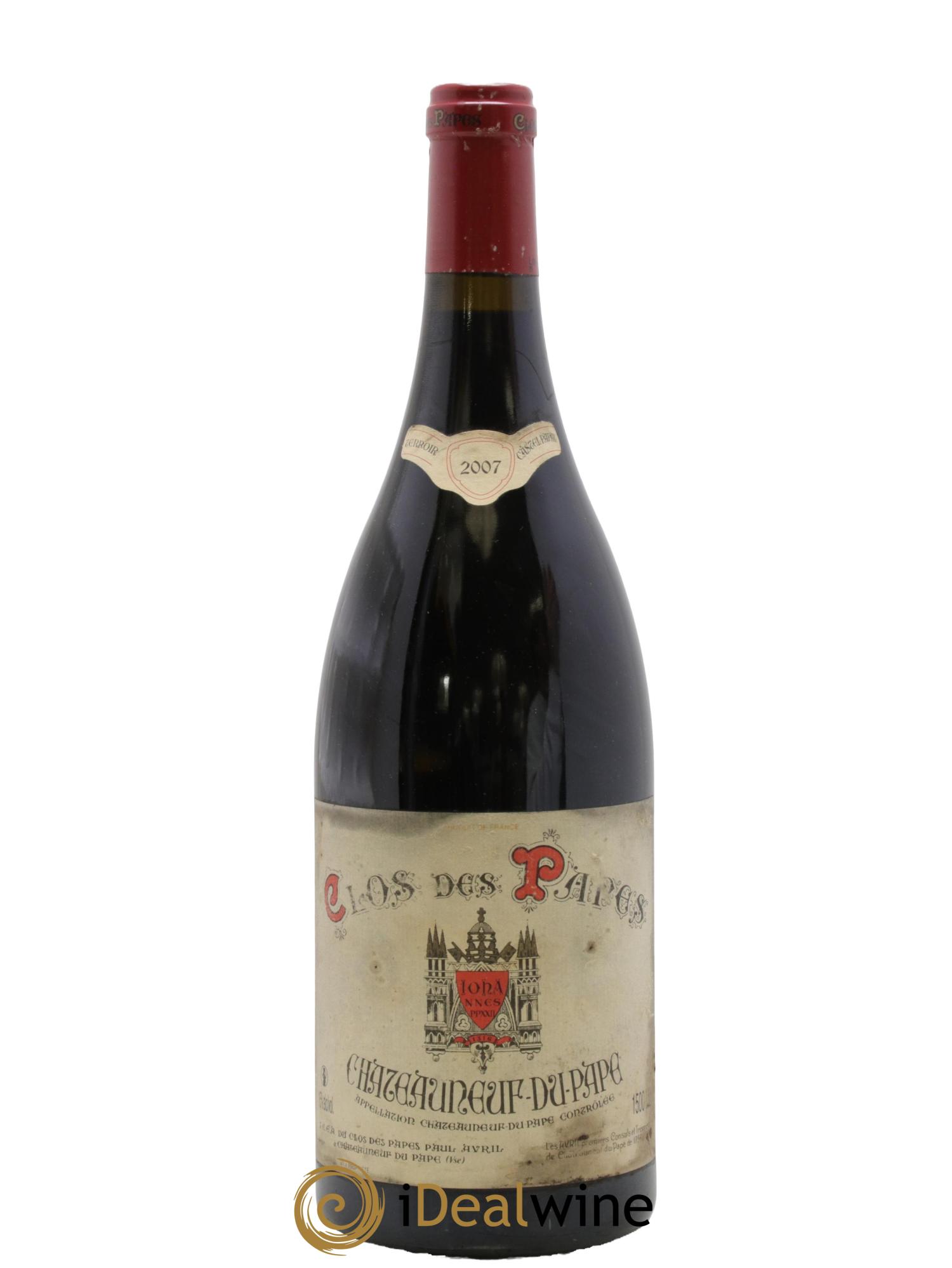 Châteauneuf-du-Pape Clos des Papes - Paul Avril 2007 - Lot de 1 magnum - 0