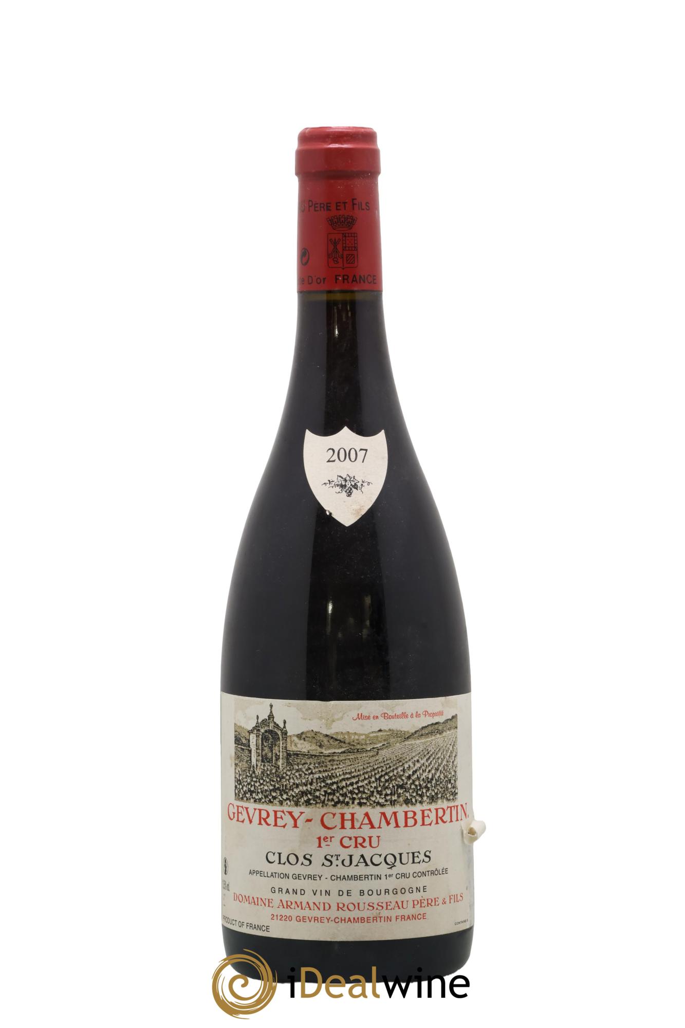 Gevrey-Chambertin 1er Cru Clos Saint-Jacques Armand Rousseau (Domaine) 2007 - Lot of 1 bottle - 0
