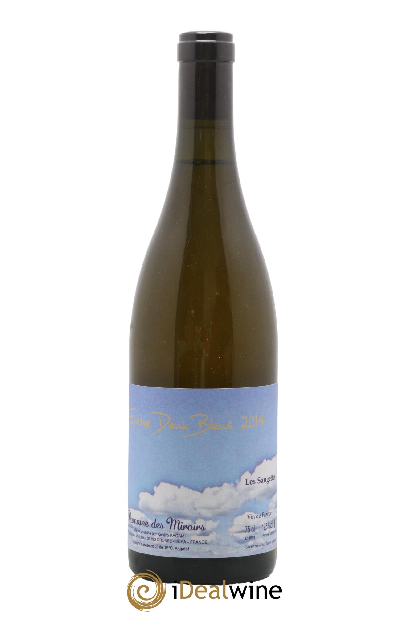 Vin de France Entre Deux Bleus Les saugettes Kenjiro Kagami - Domaine des Miroirs 2014 - Lot de 1 bouteille - 0