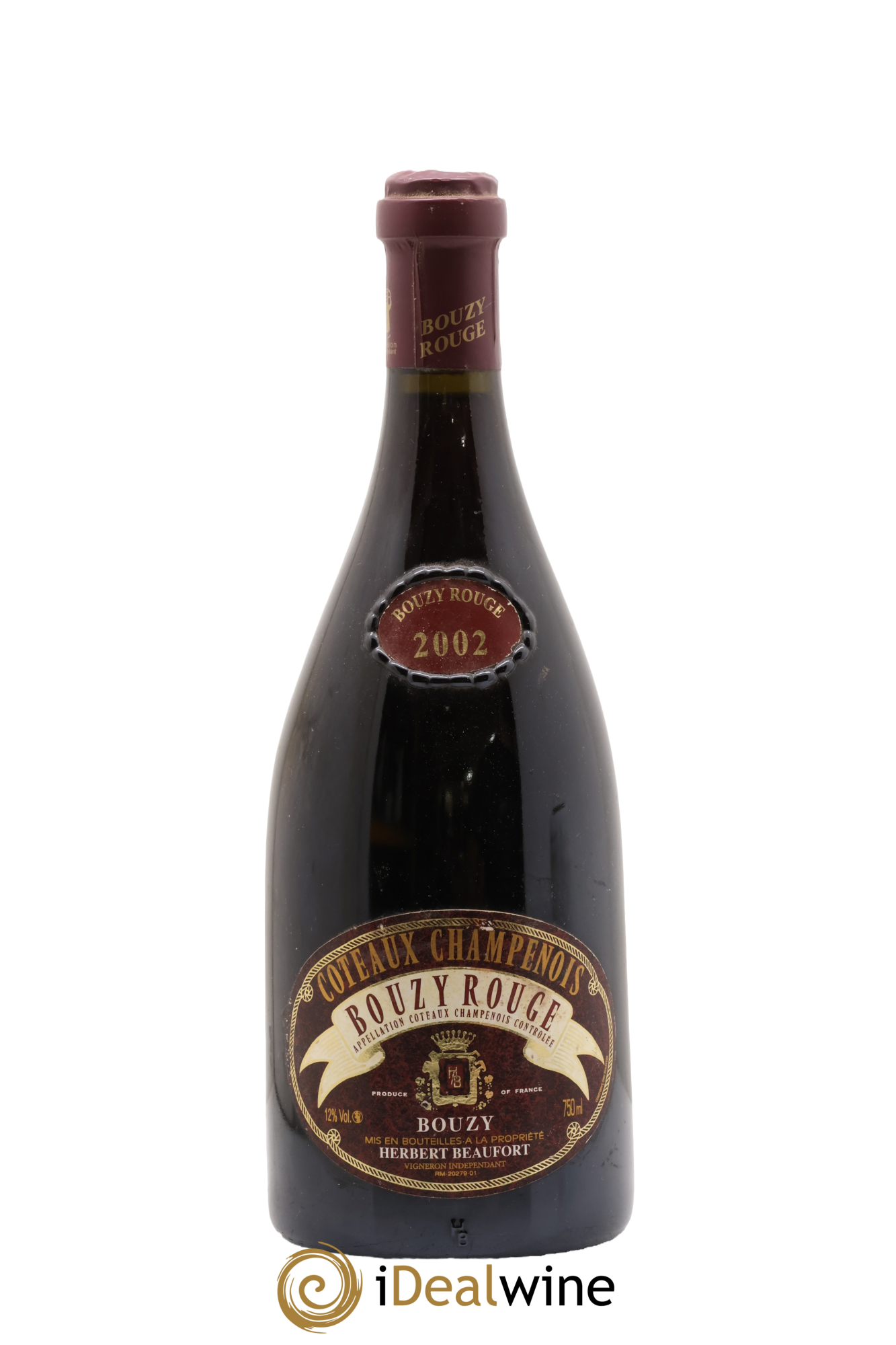 Coteaux Champenois Bouzy Herbert Beaufort 2002 - Lot de 1 bouteille - 0