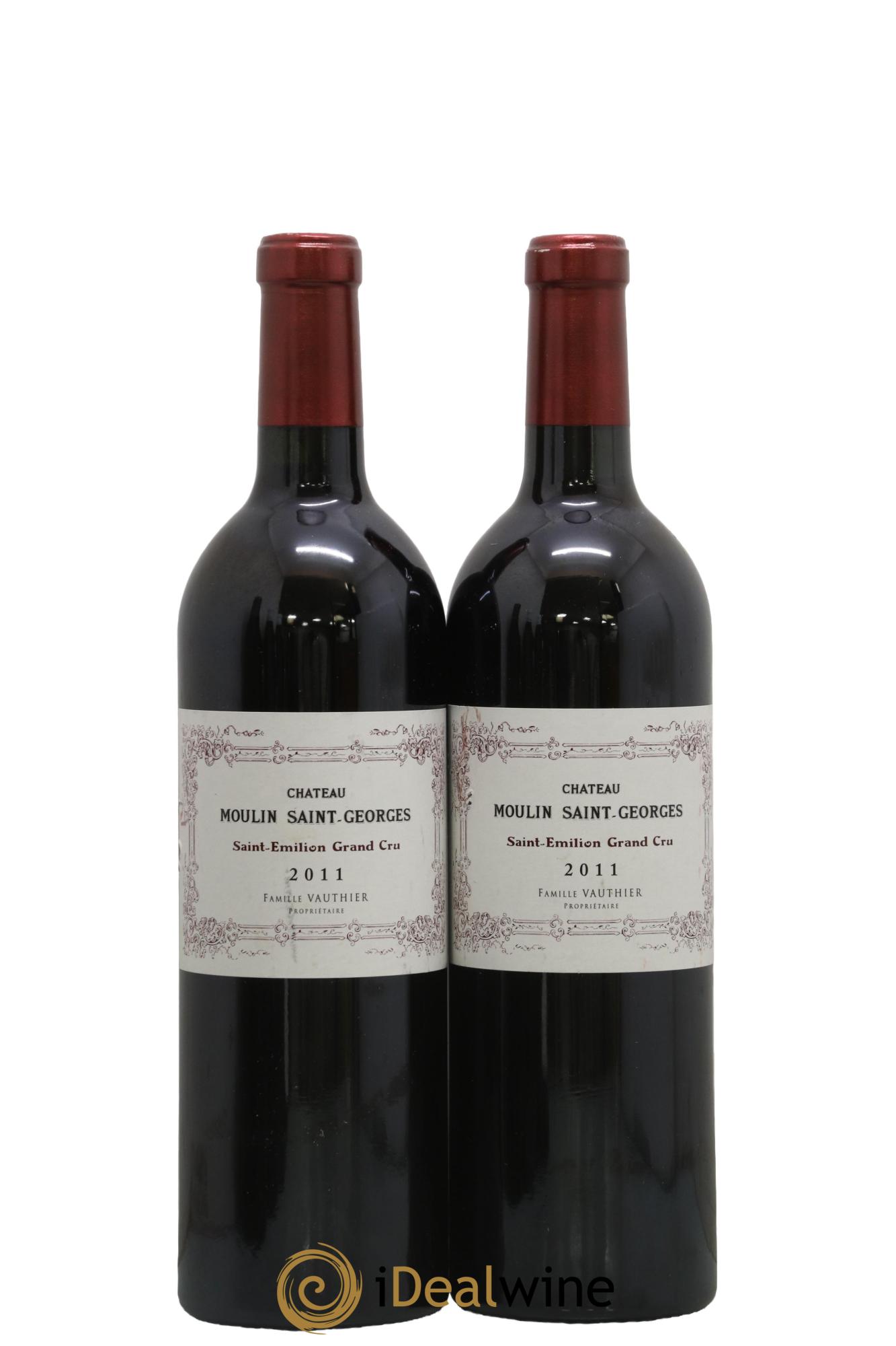 Château Moulin Saint Georges 2011 - Lot of 2 bottles - 0