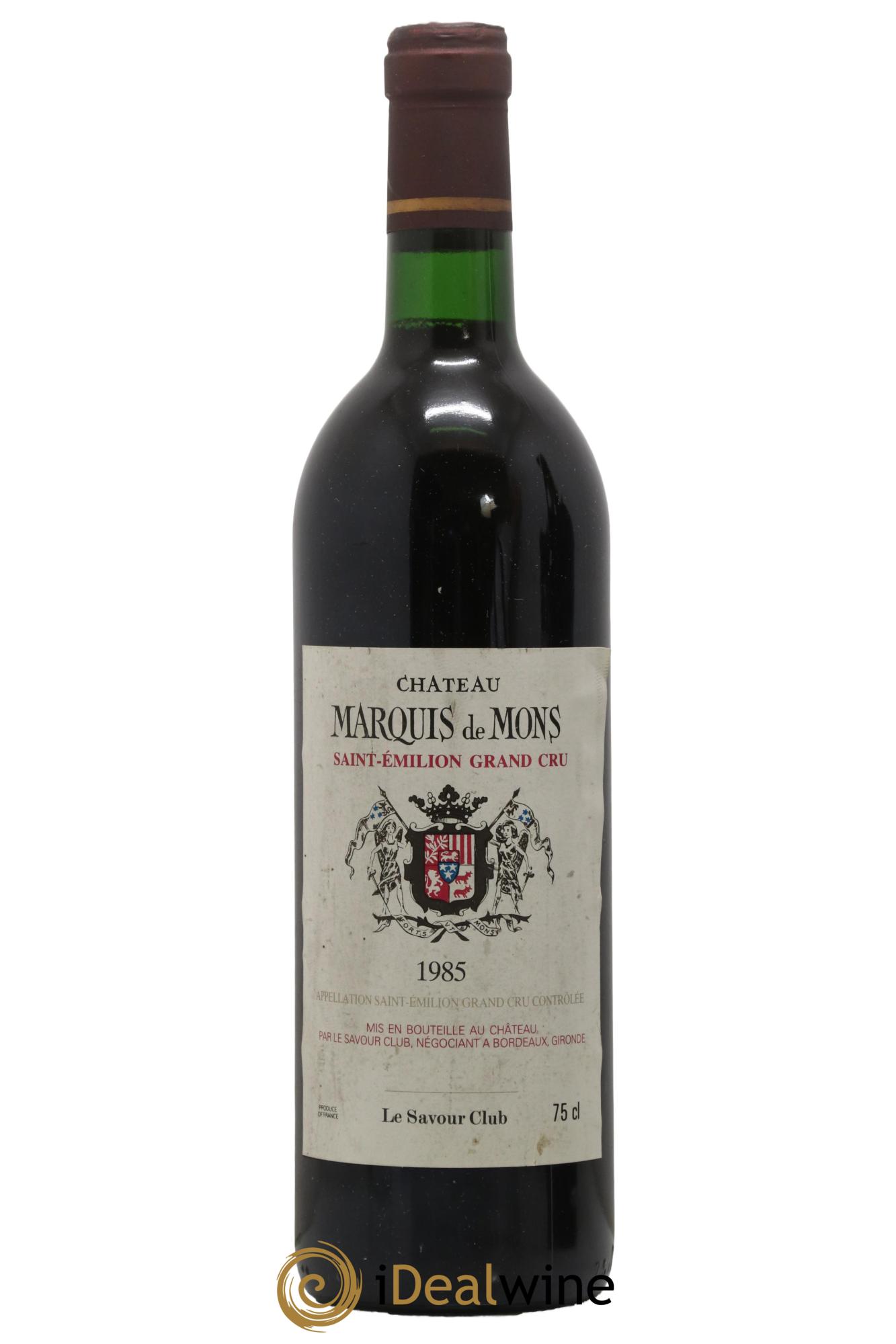 Marquis de Mons 1985 - Lot de 1 bouteille - 0