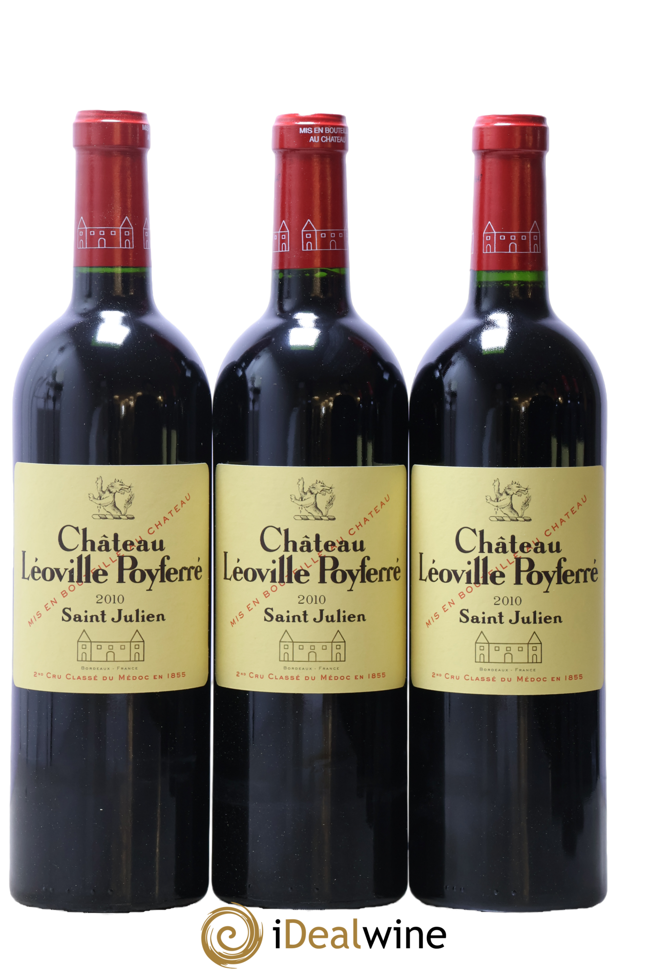 Château Léoville Poyferré 2ème Grand Cru Classé 2010 - Lot de 6 bouteilles - 1