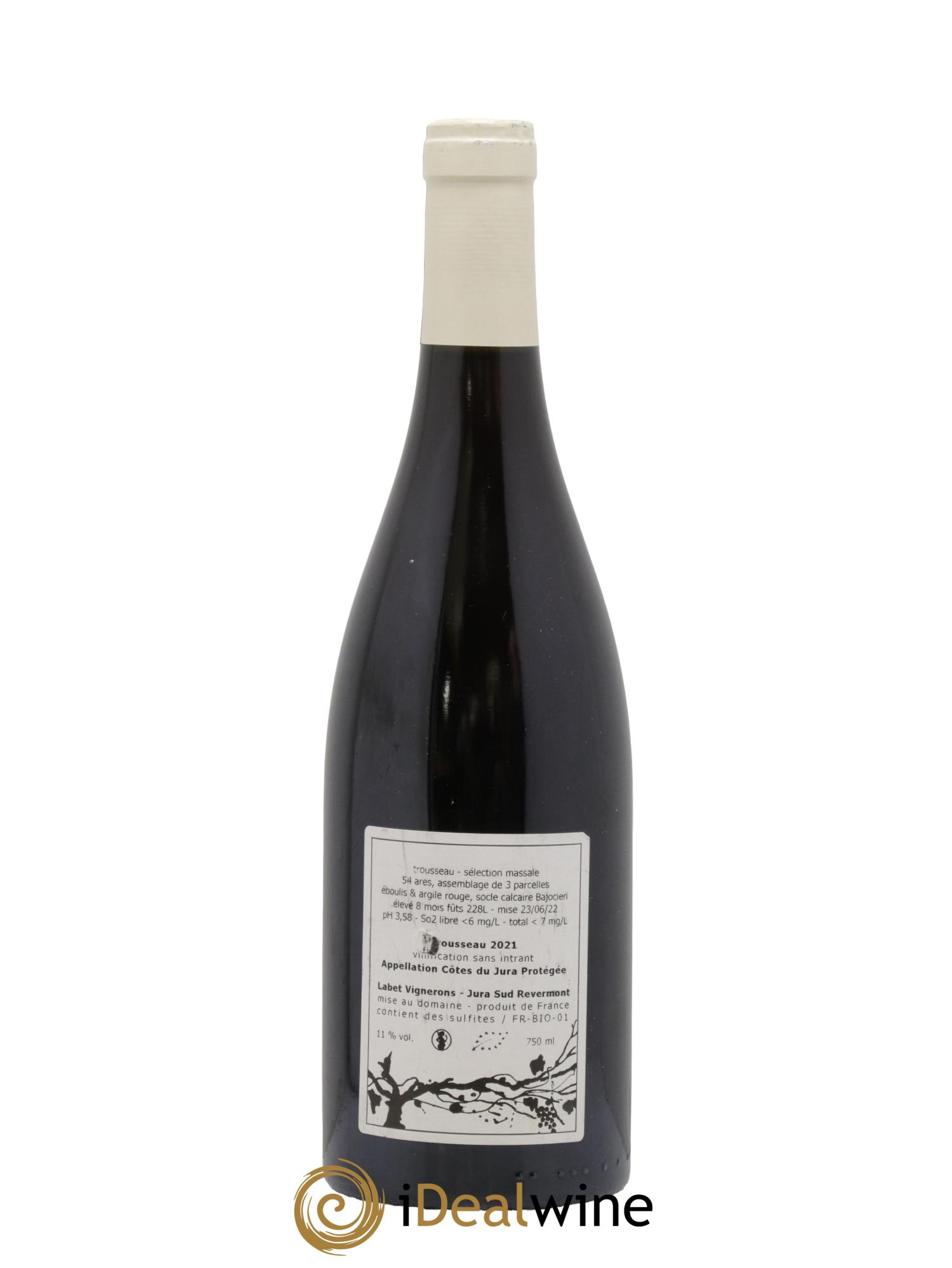 Côtes du Jura Sélection Massale Romain - Julien - Charline Labet Domaine Labet 2021 - Posten von 1 Flasche - 1