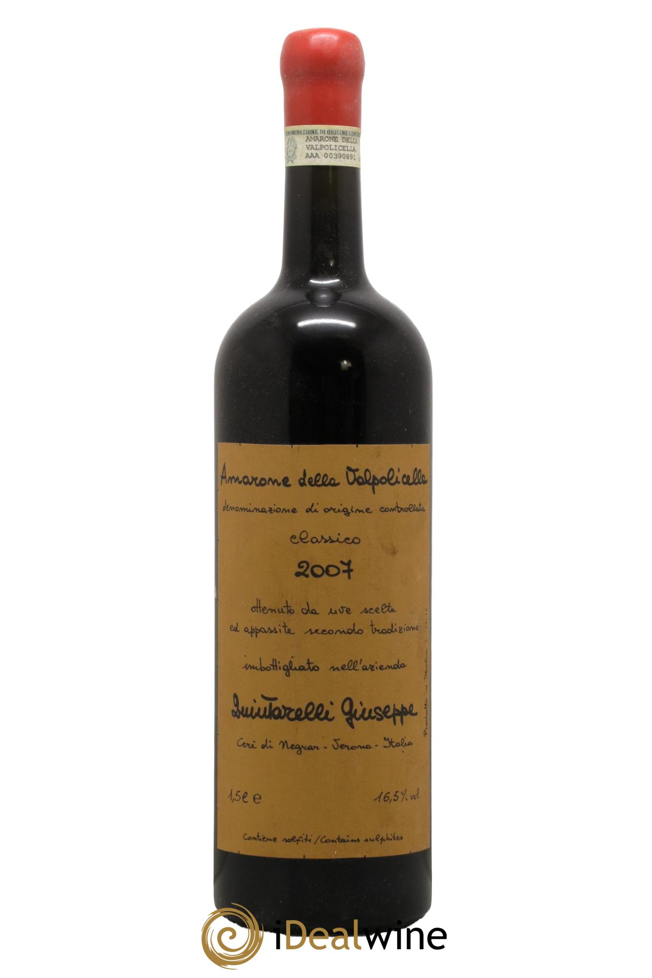 Amarone della Valpolicella DOC Classico Giuseppe Quintarelli 2007 - Lotto di 1 magnum - 0