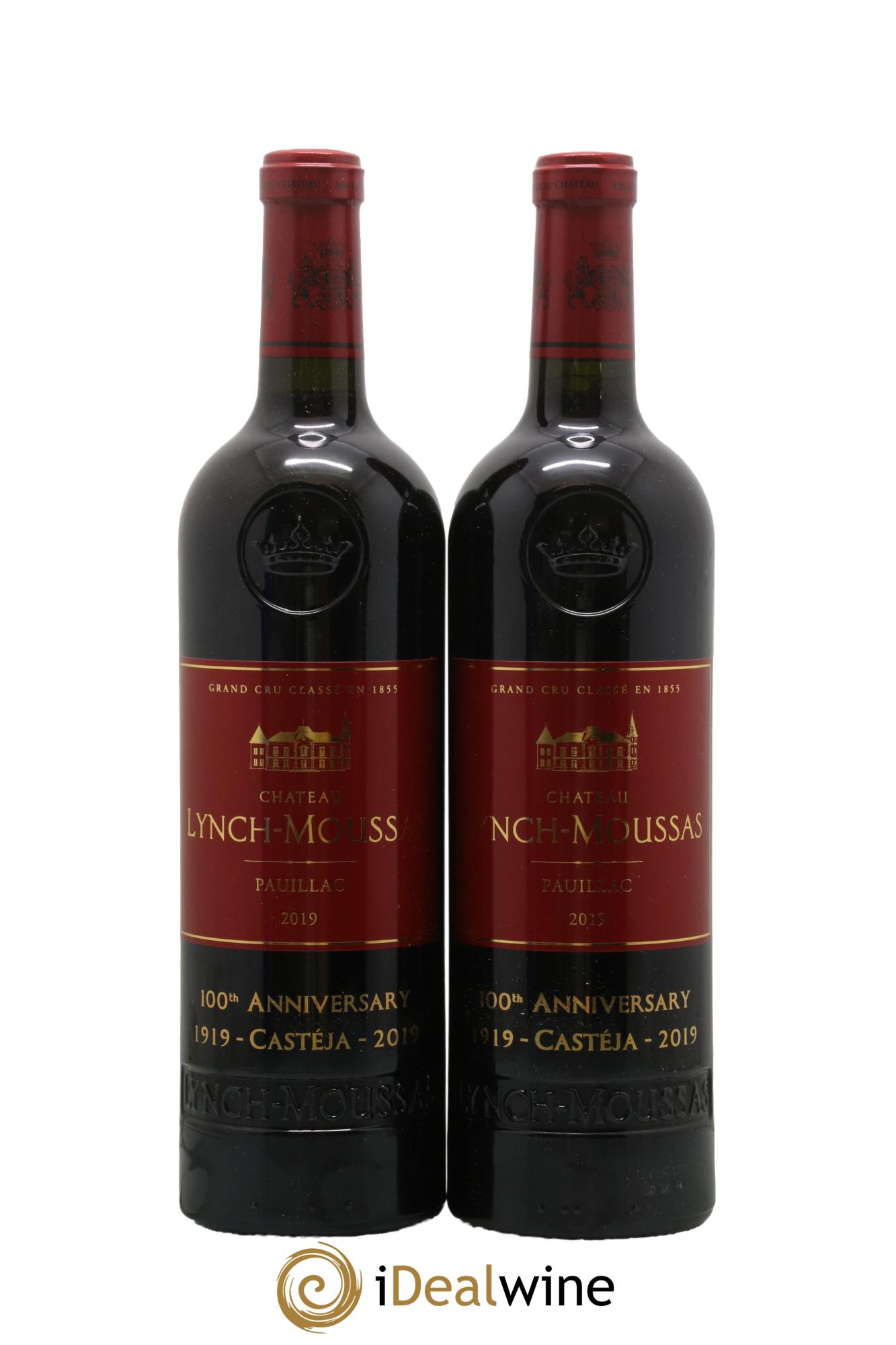 Château Lynch Moussas 5ème Grand Cru Classé 2019 - Lot de 2 bouteilles - 0