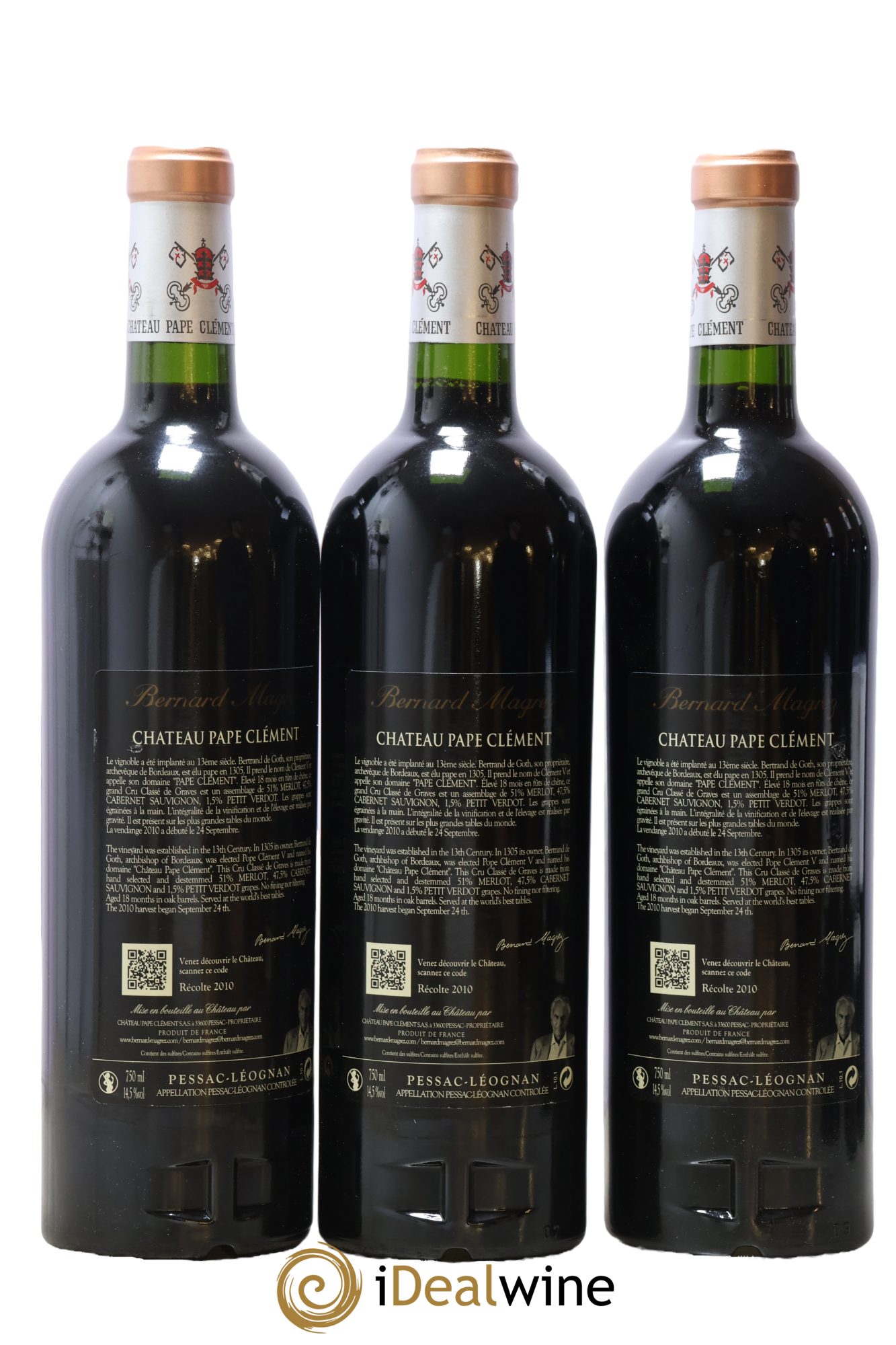 Château Pape Clément Cru Classé de Graves 2010 - Lot de 6 bouteilles - 2