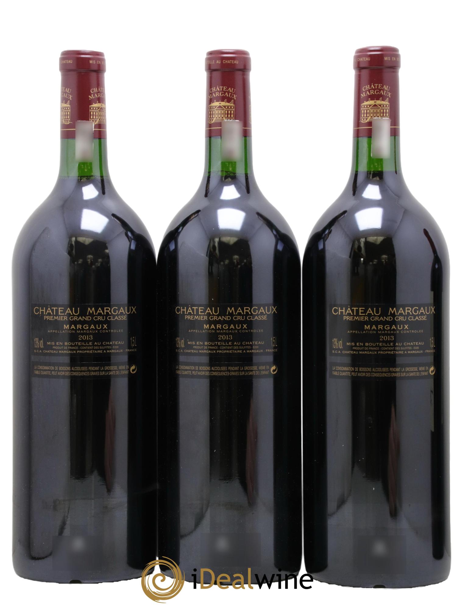 Château Margaux 1er Grand Cru Classé 2013 - Posten von 3 Magnum - 1