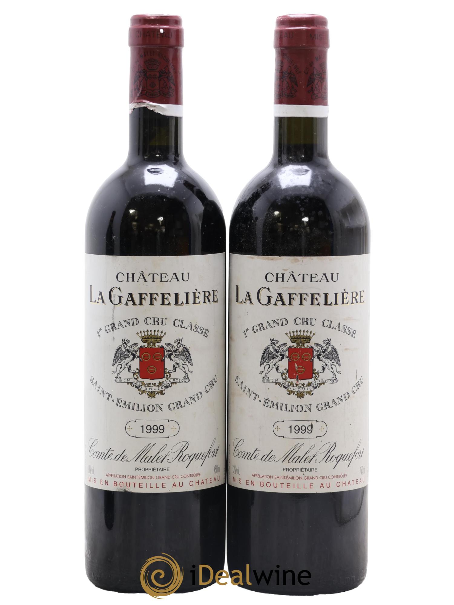 Château la Gaffelière 1er Grand Cru Classé B 1999 - Lot de 2 bouteilles - 0