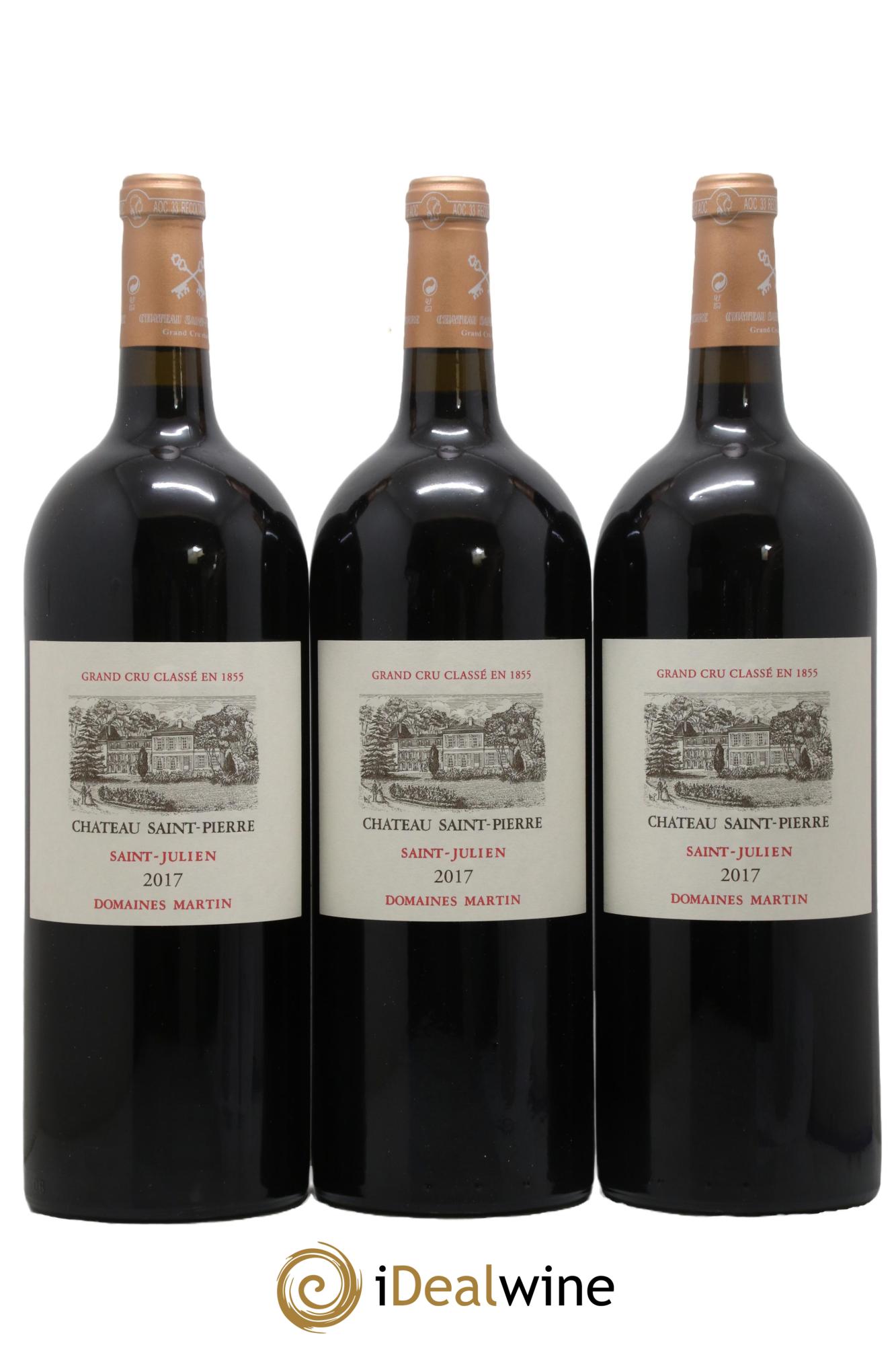 Château Saint-Pierre 4ème Grand Cru Classé 2017 - Lot de 3 magnums - 0