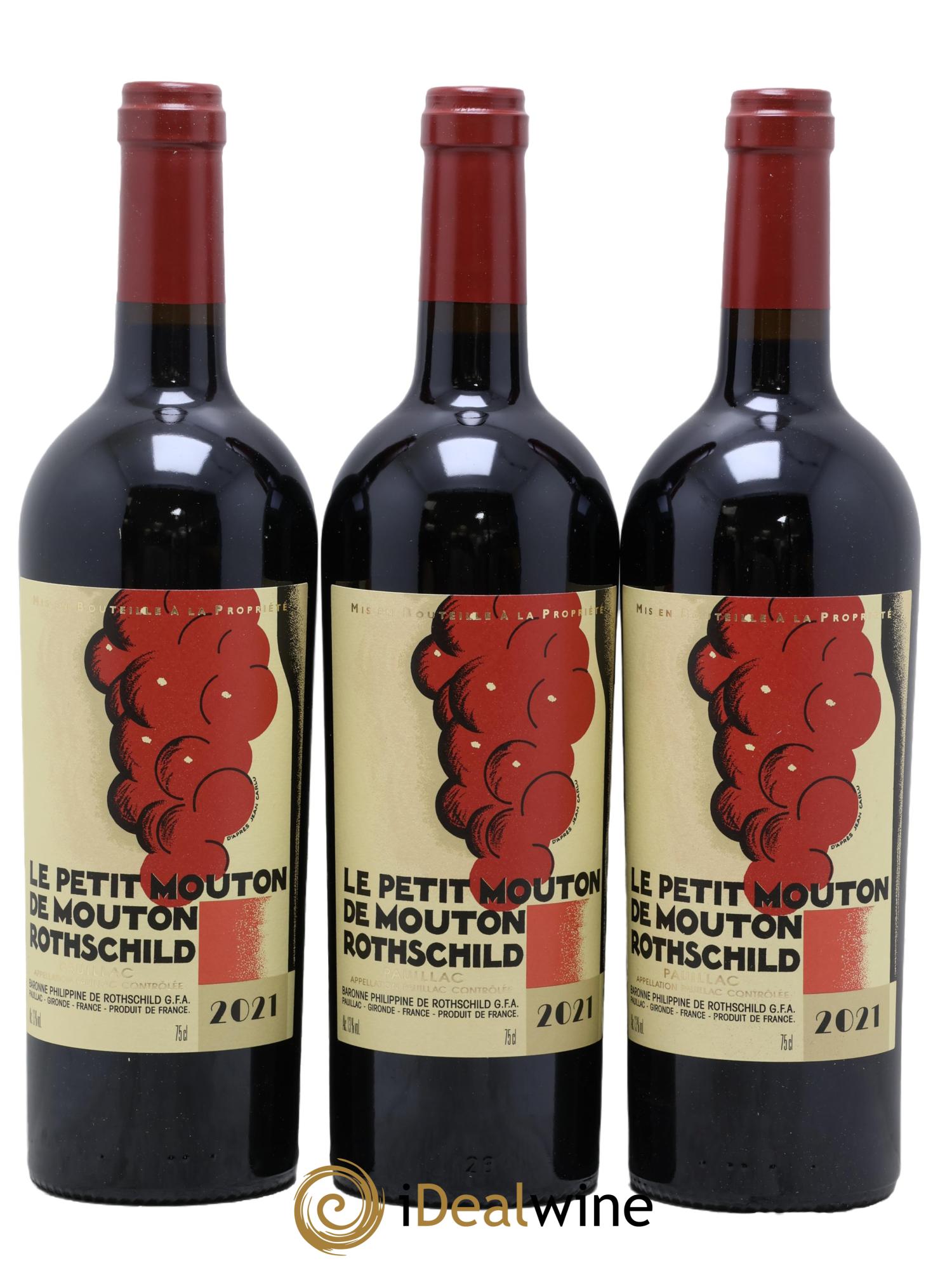 Petit Mouton Second Vin 2021 - Lotto di 6 bottiglie - 3