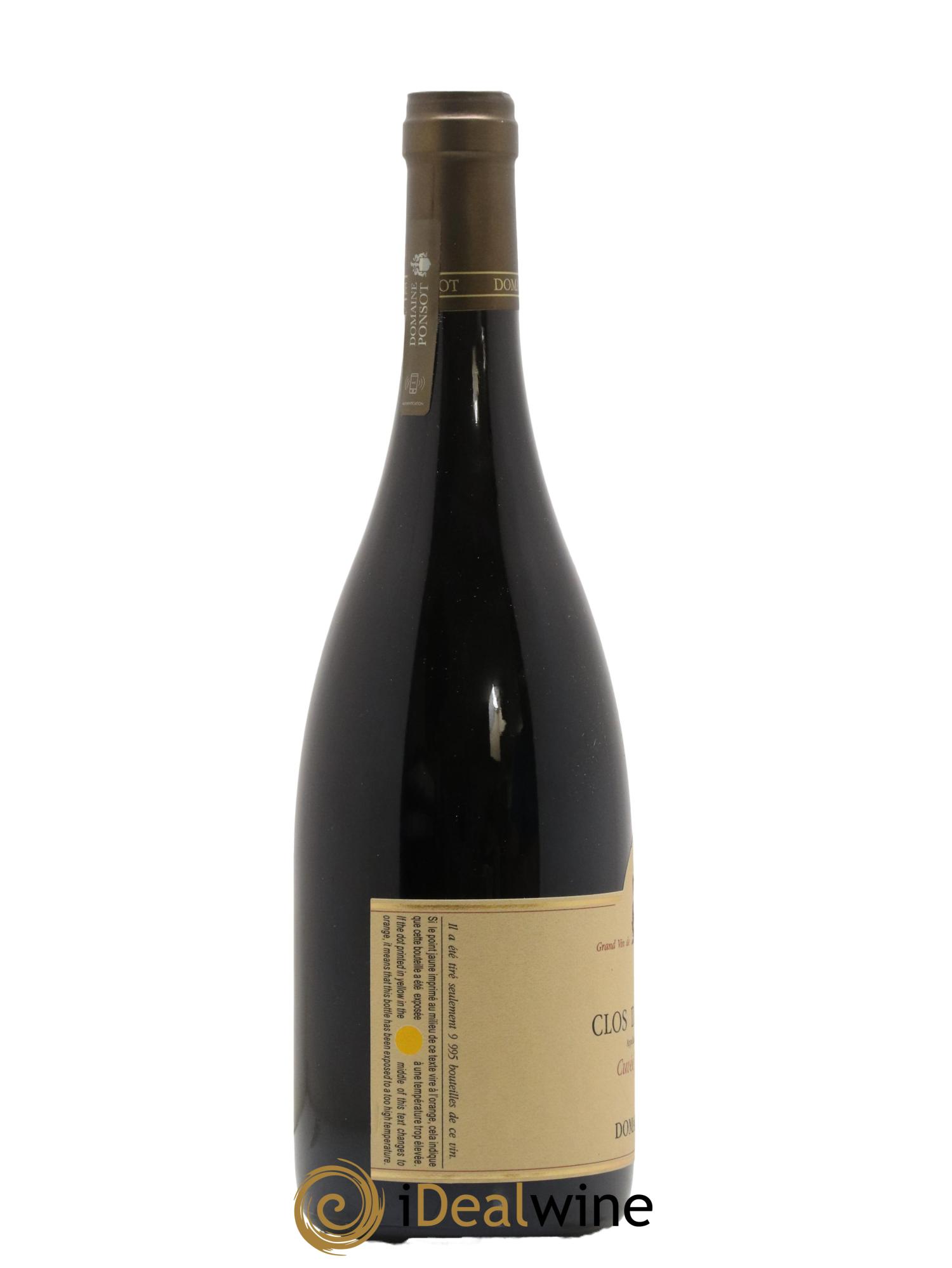 Clos de la Roche Grand Cru Vieilles Vignes Ponsot (Domaine) 2018 - Lot de 1 bouteille - 1