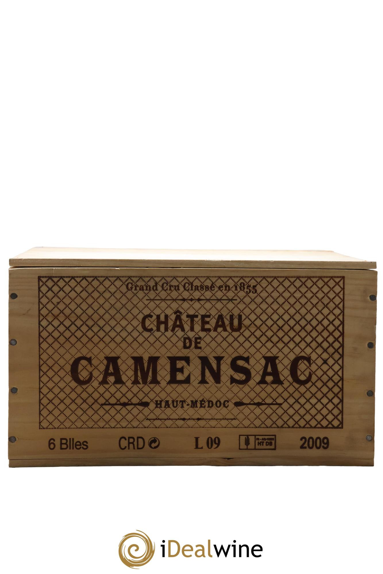 Château Camensac 5ème Grand Cru Classé 2009 - Lot of 6 bottles - 1