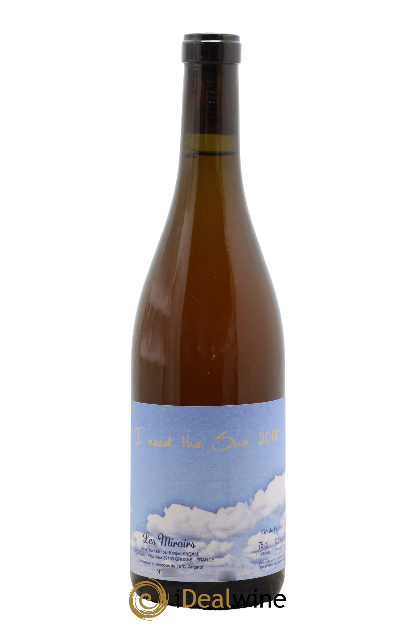 Vin de France I need the Sun Kenjiro Kagami - Domaine des Miroirs 2018 - Lot of 1 bottle - 0