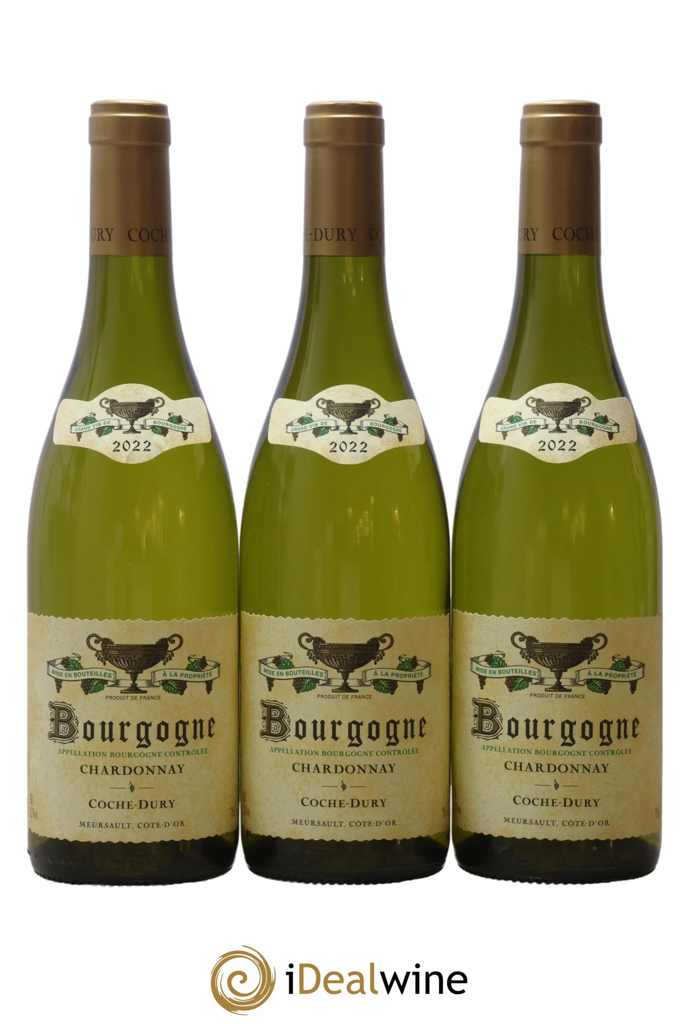Bourgogne Coche Dury (Domaine) 2022 - Lot of 3 bottles - 0