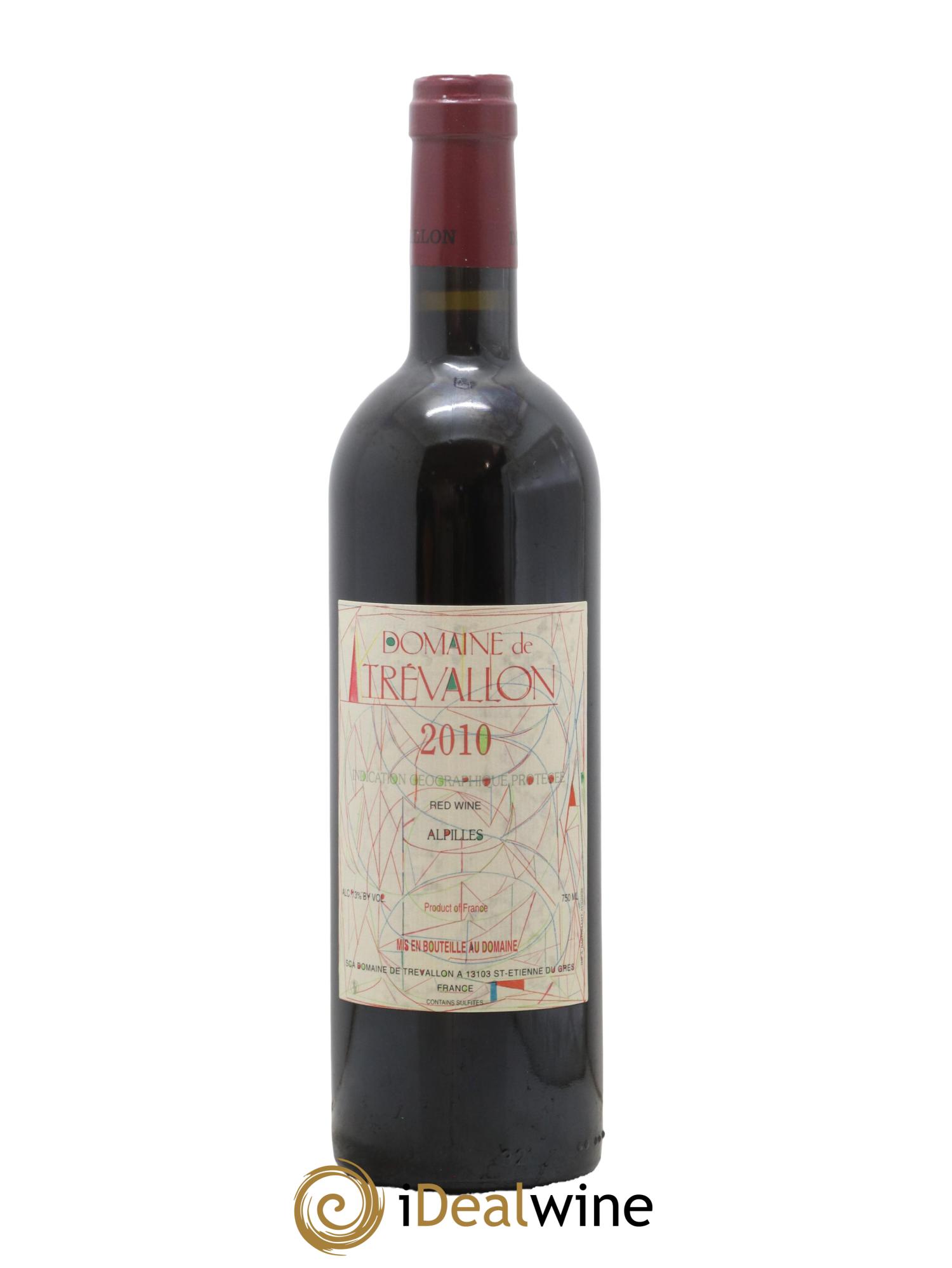 Alpilles Trévallon (Domaine de) Eloi Dürrbach 2010 - Lot de 1 bouteille - 0