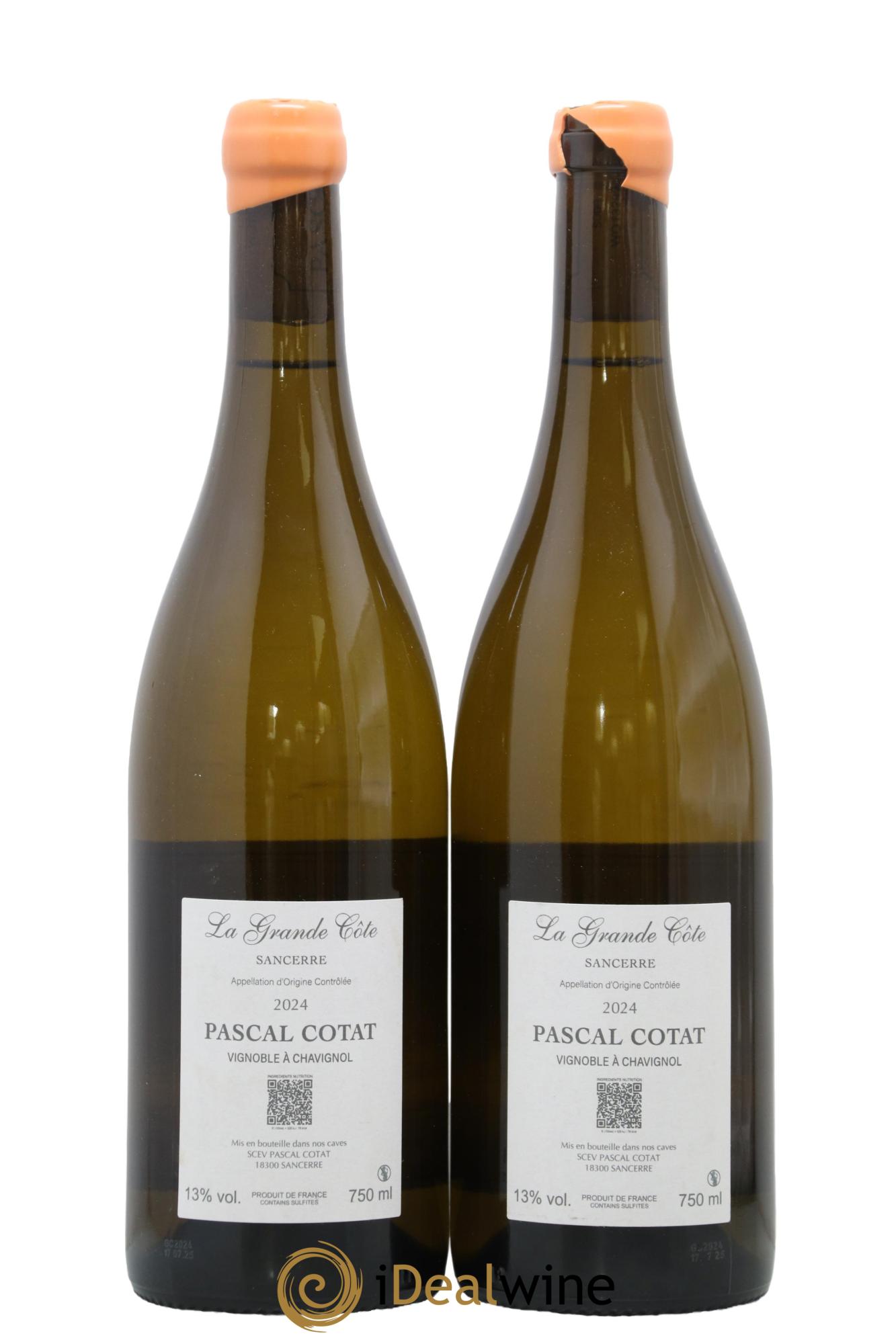 Sancerre La Grande Côte Pascal Cotat 2024 - Posten von 2 Flaschen - 1