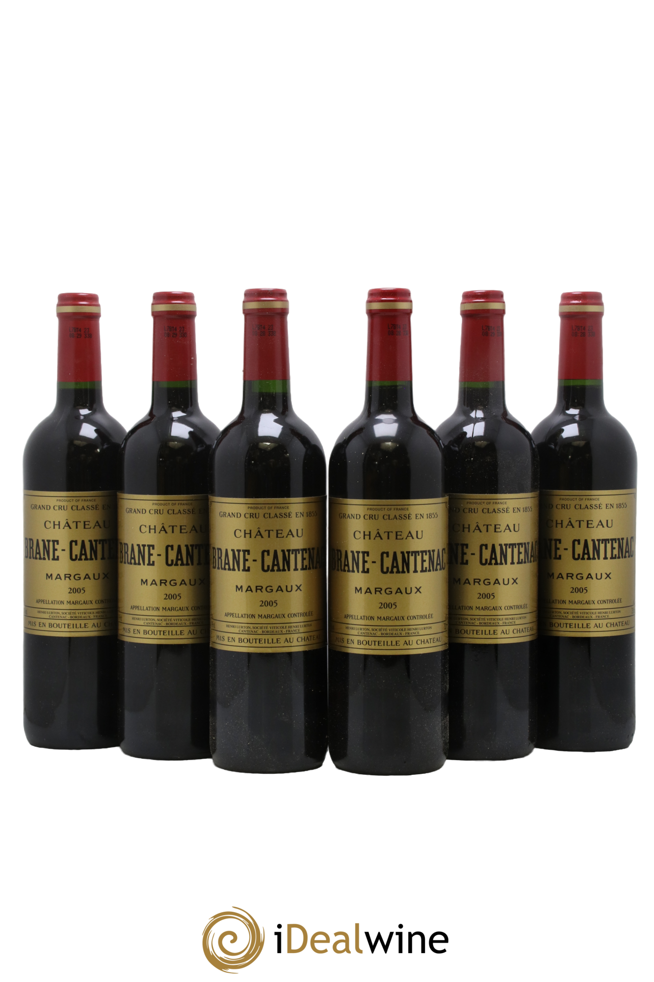 Château Brane Cantenac 2ème Grand Cru Classé 2005 - Lot de 6 bouteilles - 0