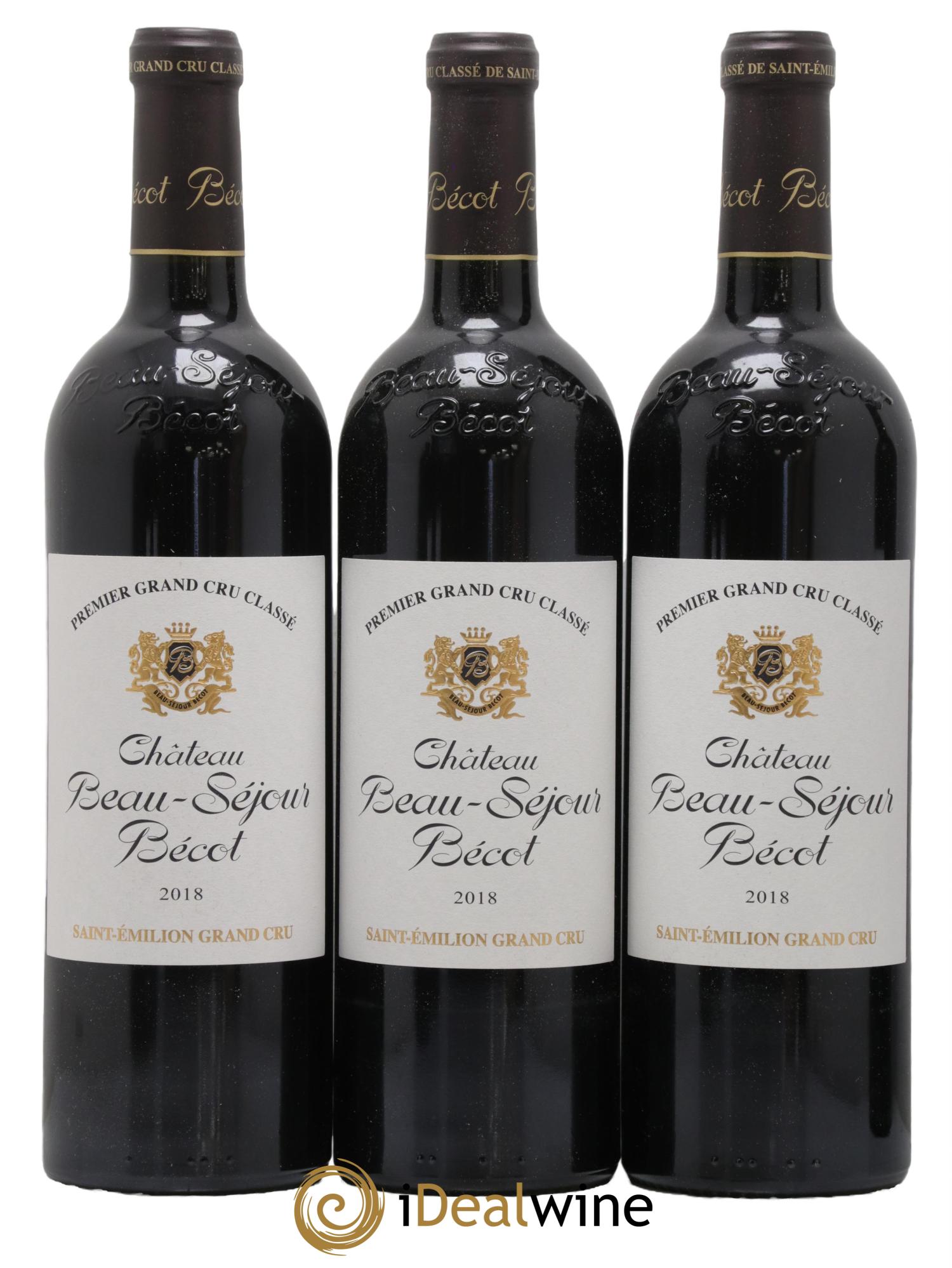 Château Beau-Séjour Bécot 1er Grand Cru Classé B 2018 - Lot de 6 bouteilles - 1