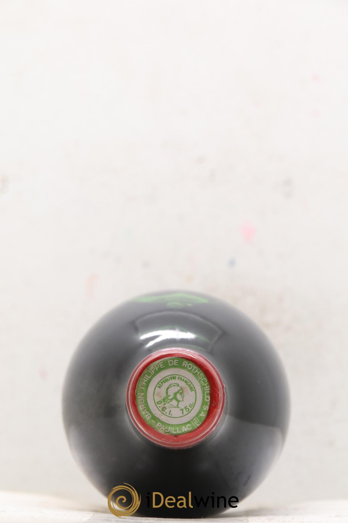 Château Mouton Rothschild 1er Grand Cru Classé 1989 - Lot de 1 bouteille - 2