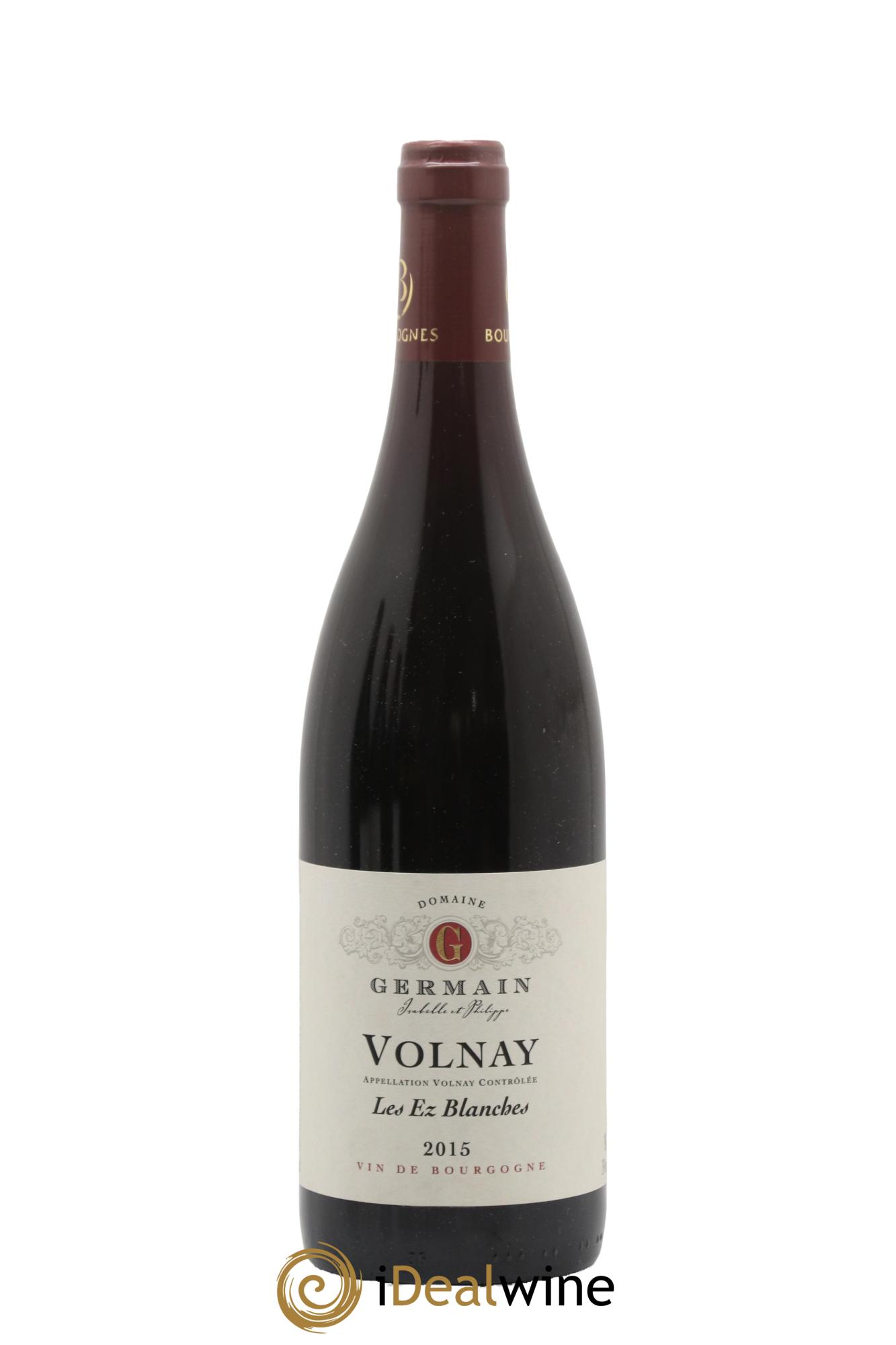 Volnay Les Ez Blanches Philippe Germain 2015 - Lot de 1 bouteille - 0