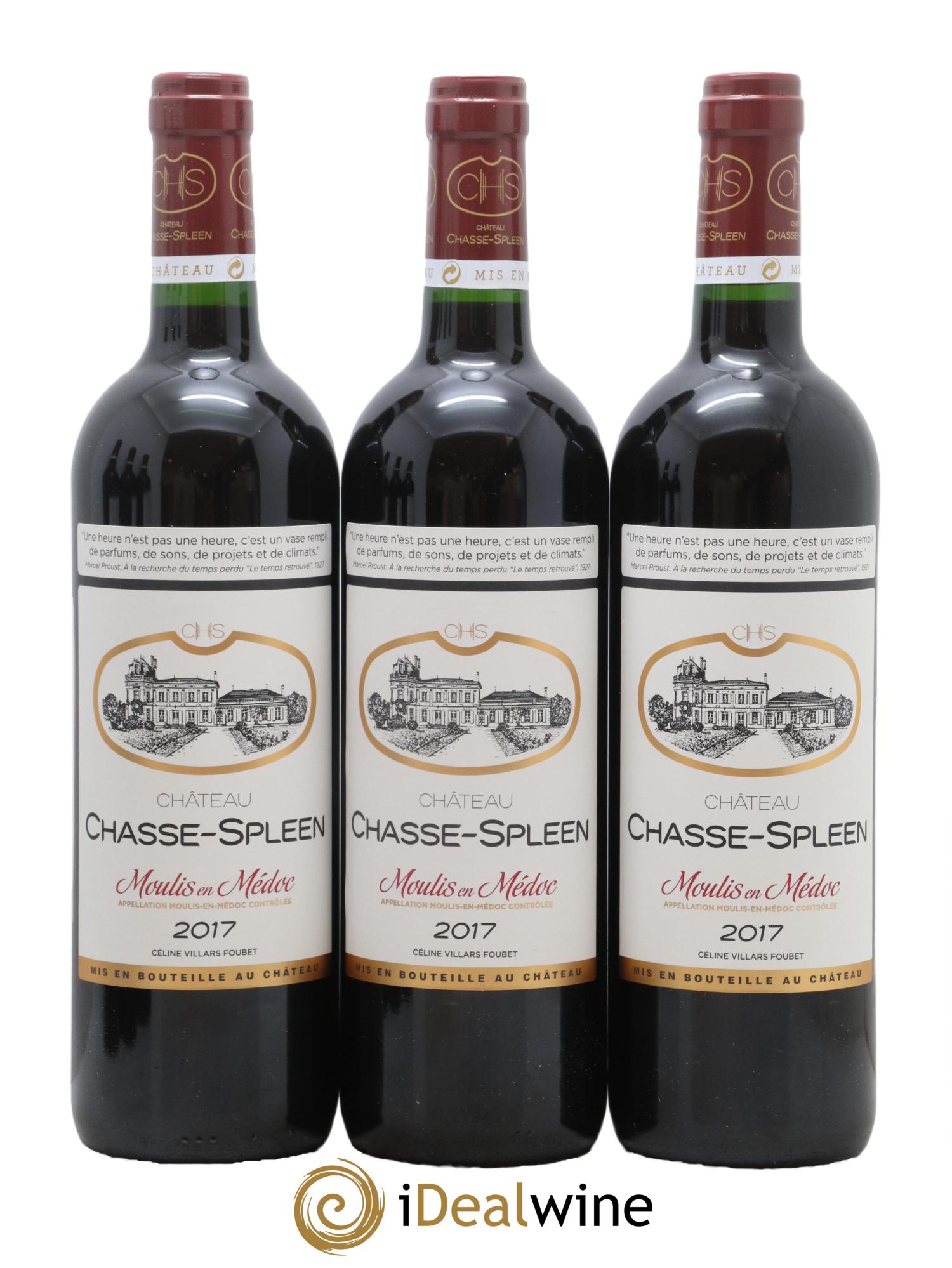 Château Chasse Spleen 2017 - Lot de 6 bouteilles - 1