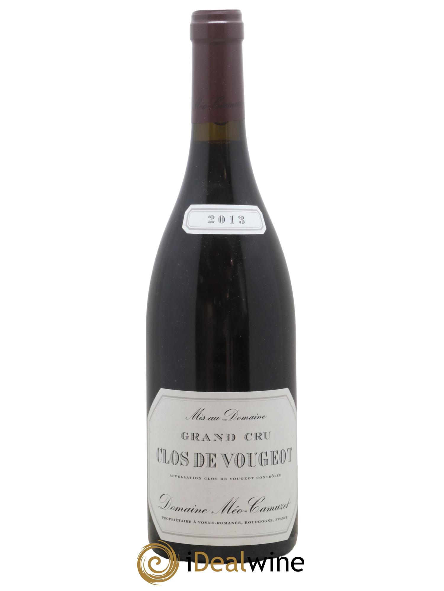 Clos de Vougeot Grand Cru Méo-Camuzet (Domaine) 2013 - Lot de 1 bouteille - 0