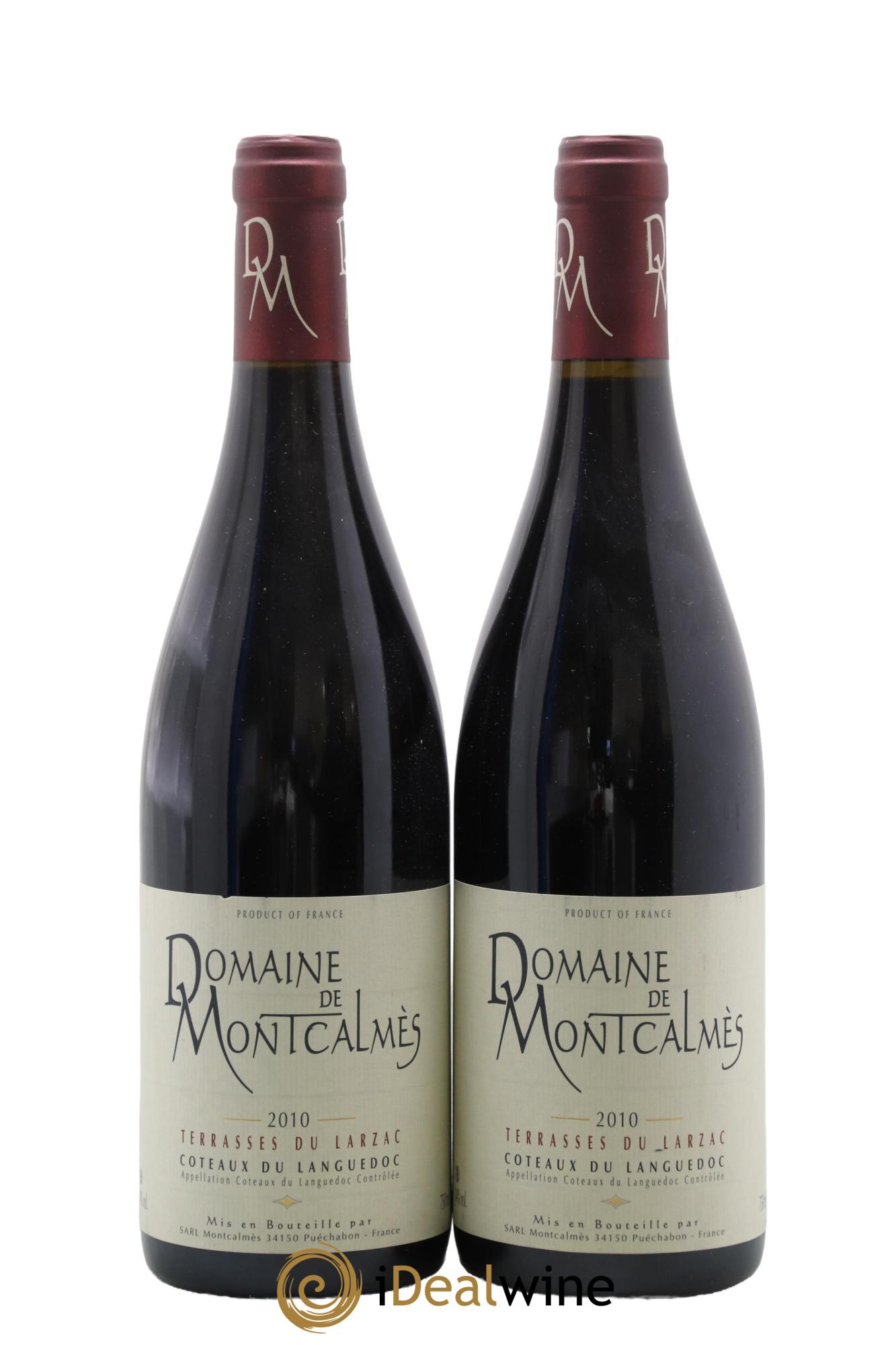Coteaux du Languedoc Domaine de Montcalmès Frédéric Pourtalié 2010 - Lotto di 2 bottiglie - 0