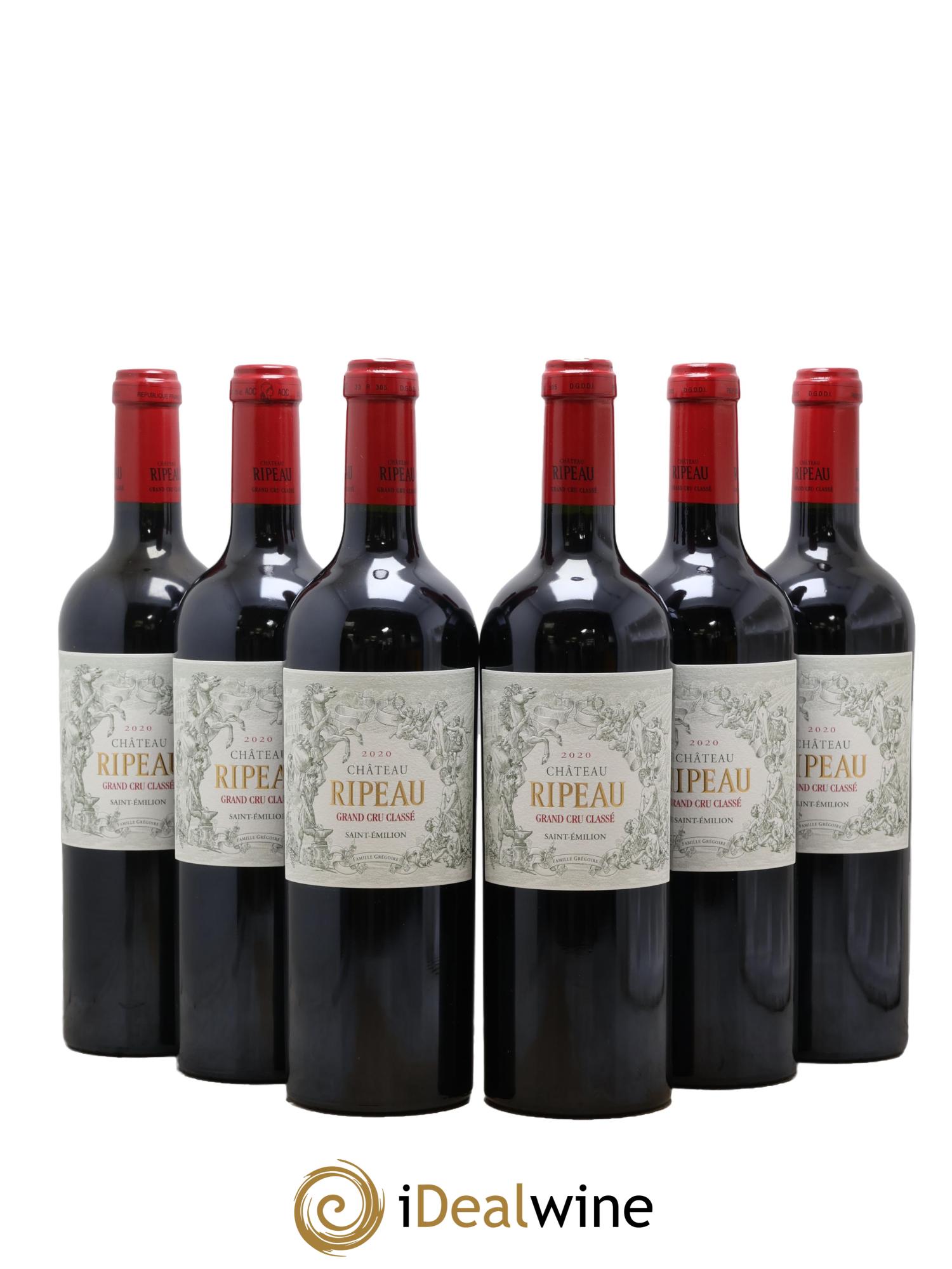 Château Ripeau Grand Cru Classé 2020 - Lot of 6 bottles - 0