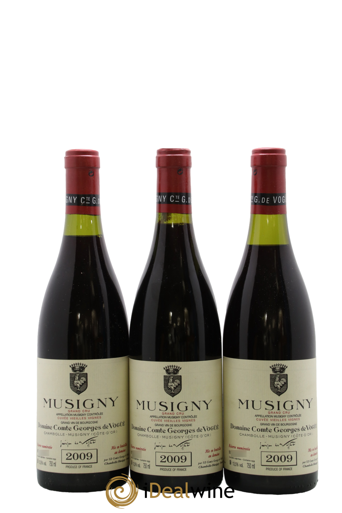 Musigny Grand Cru Cuvée Vieilles Vignes Comte Georges de Vogüé 2009 - Lot de 6 bouteilles - 1
