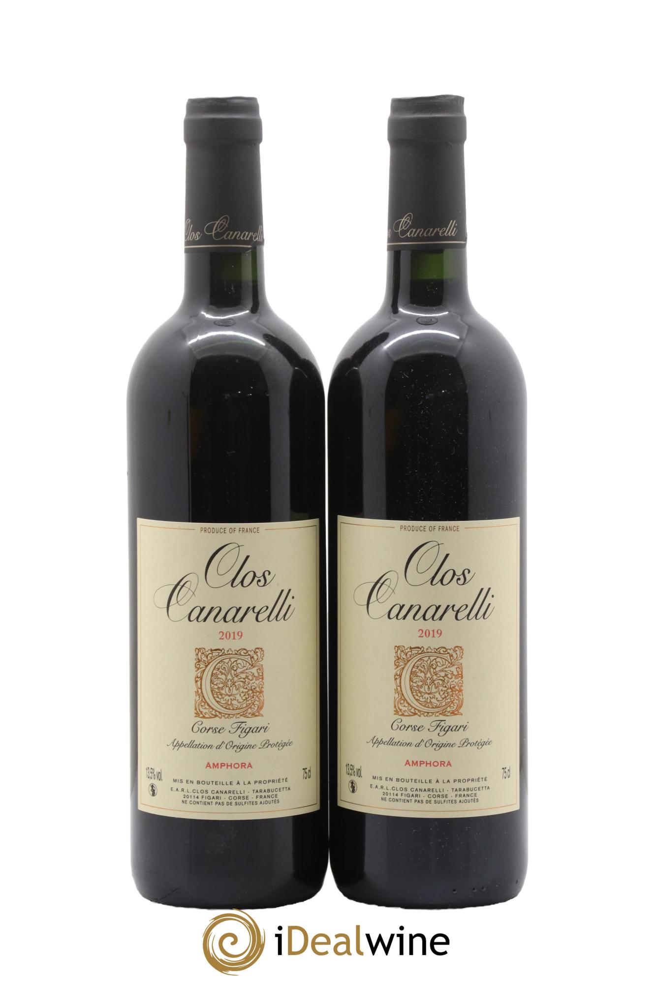 Figari Amphora Clos Canarelli 2019 - Lot of 2 bottles - 0